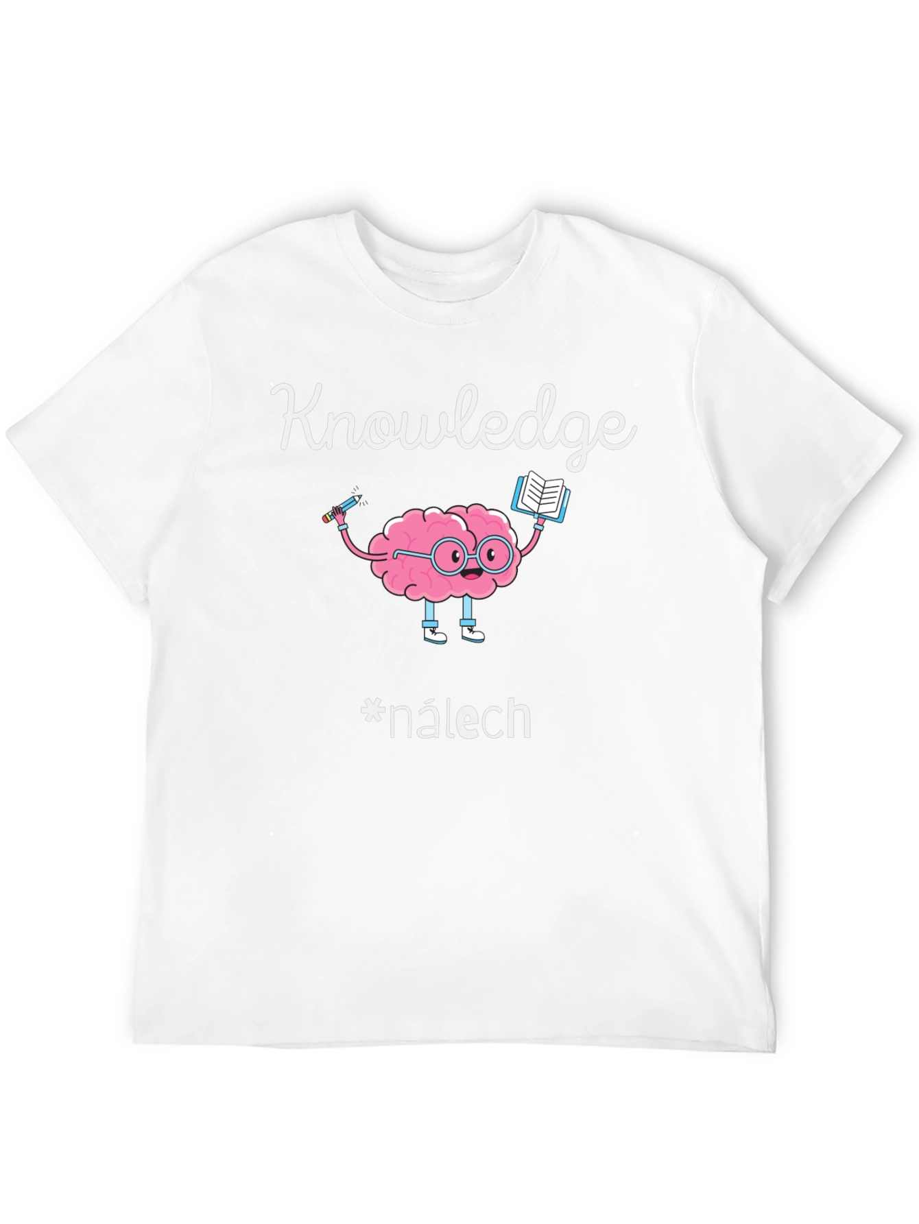 Knowledge Brain Graphic Tee - Black T-Shirt