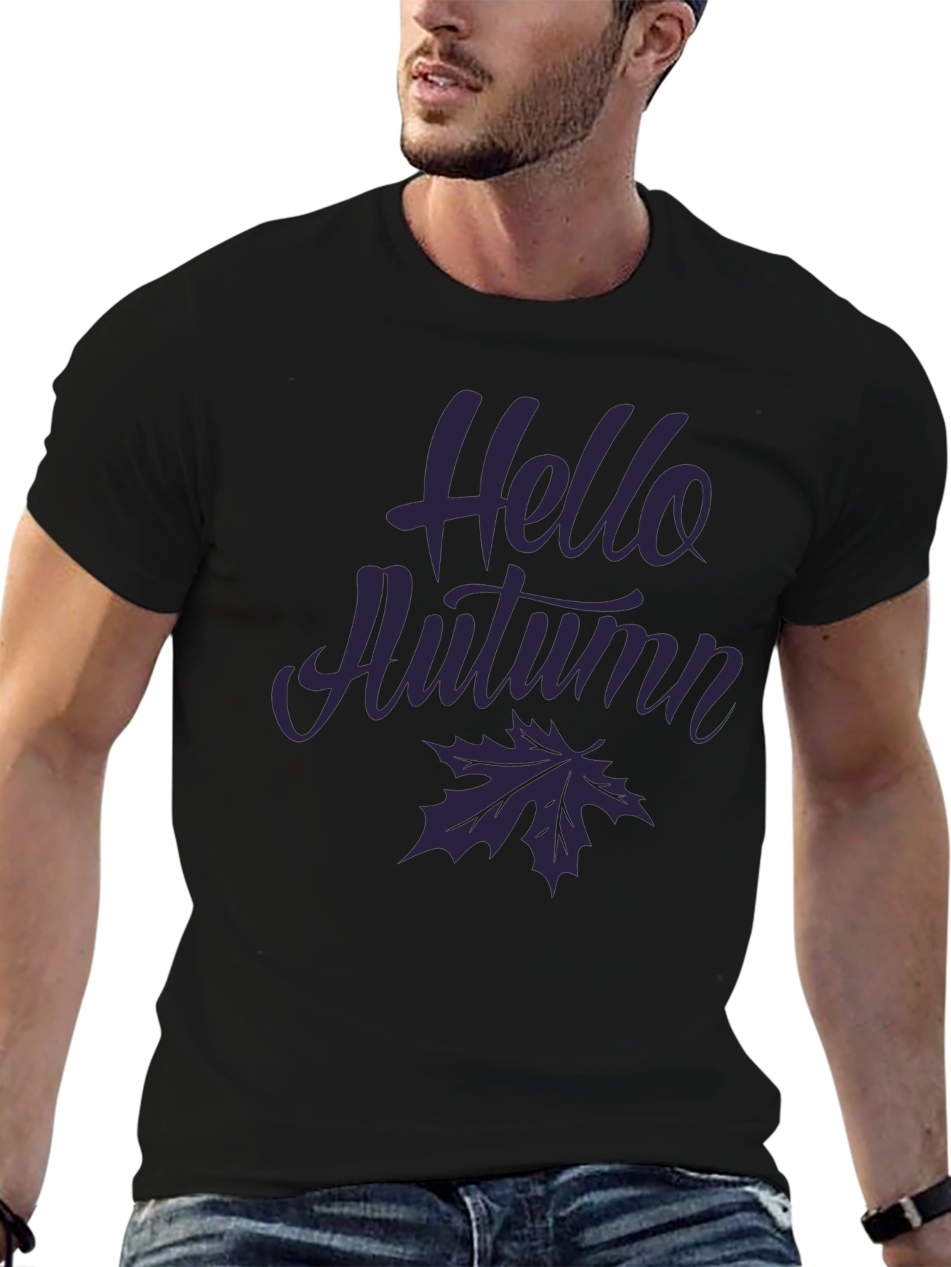 Hello Autumn T-Shirt - Fall Season Graphic Tee