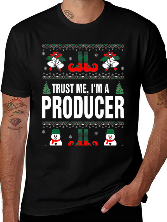 Trust Me Im A Producer Christmas T-Shirt