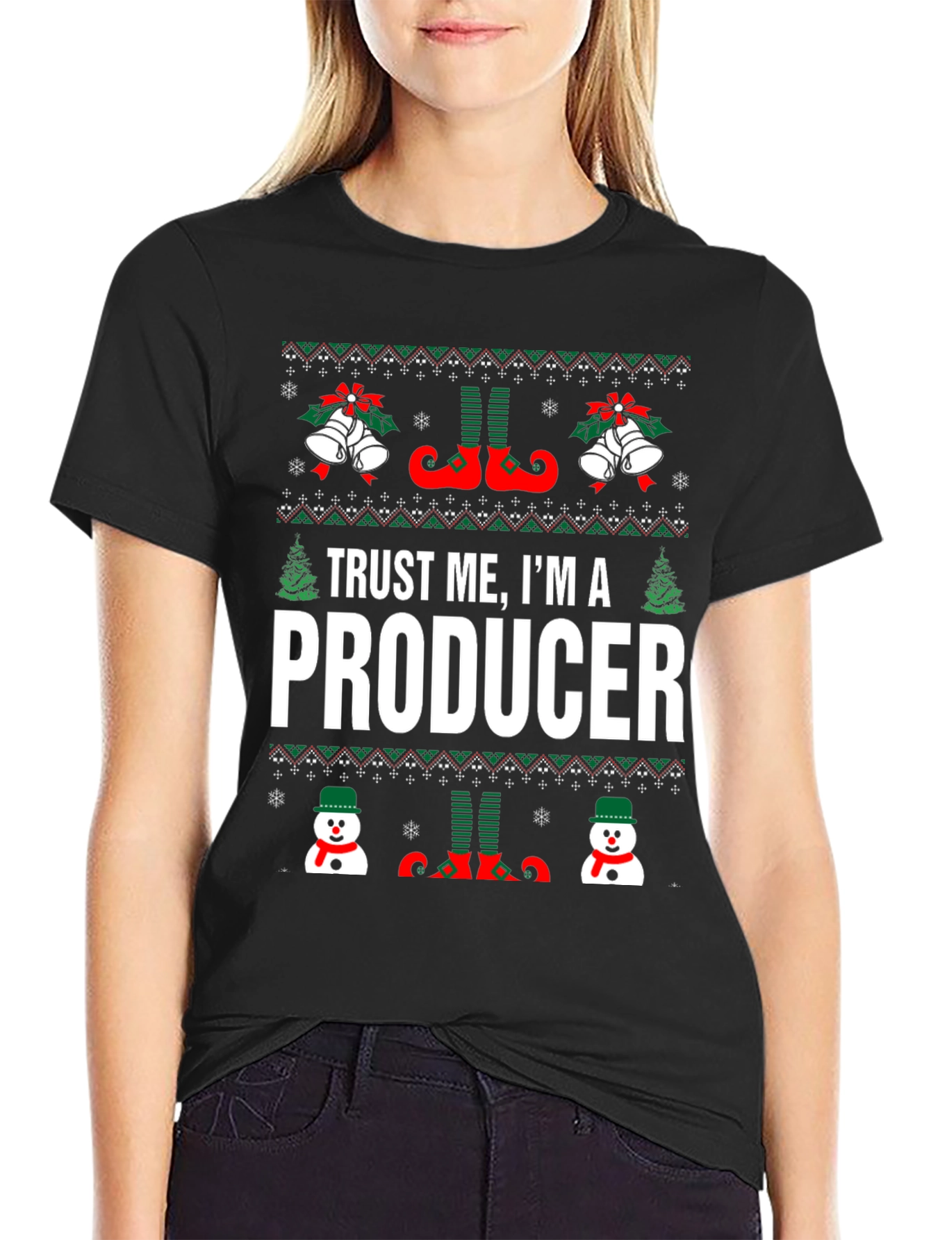 Trust Me Im A Producer Christmas T-Shirt