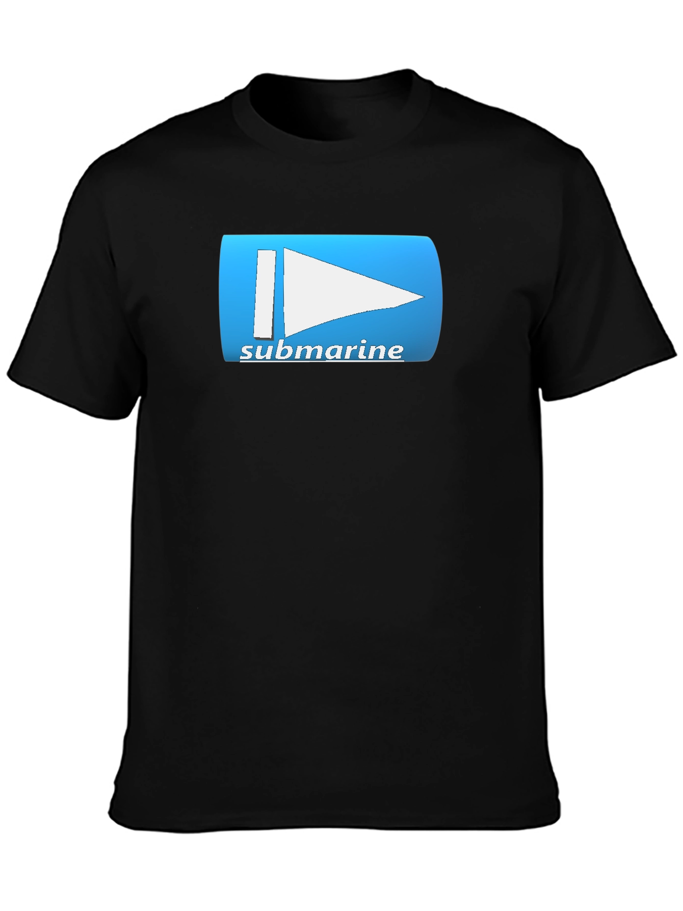 Submarine Flag Graphic Tee - Black