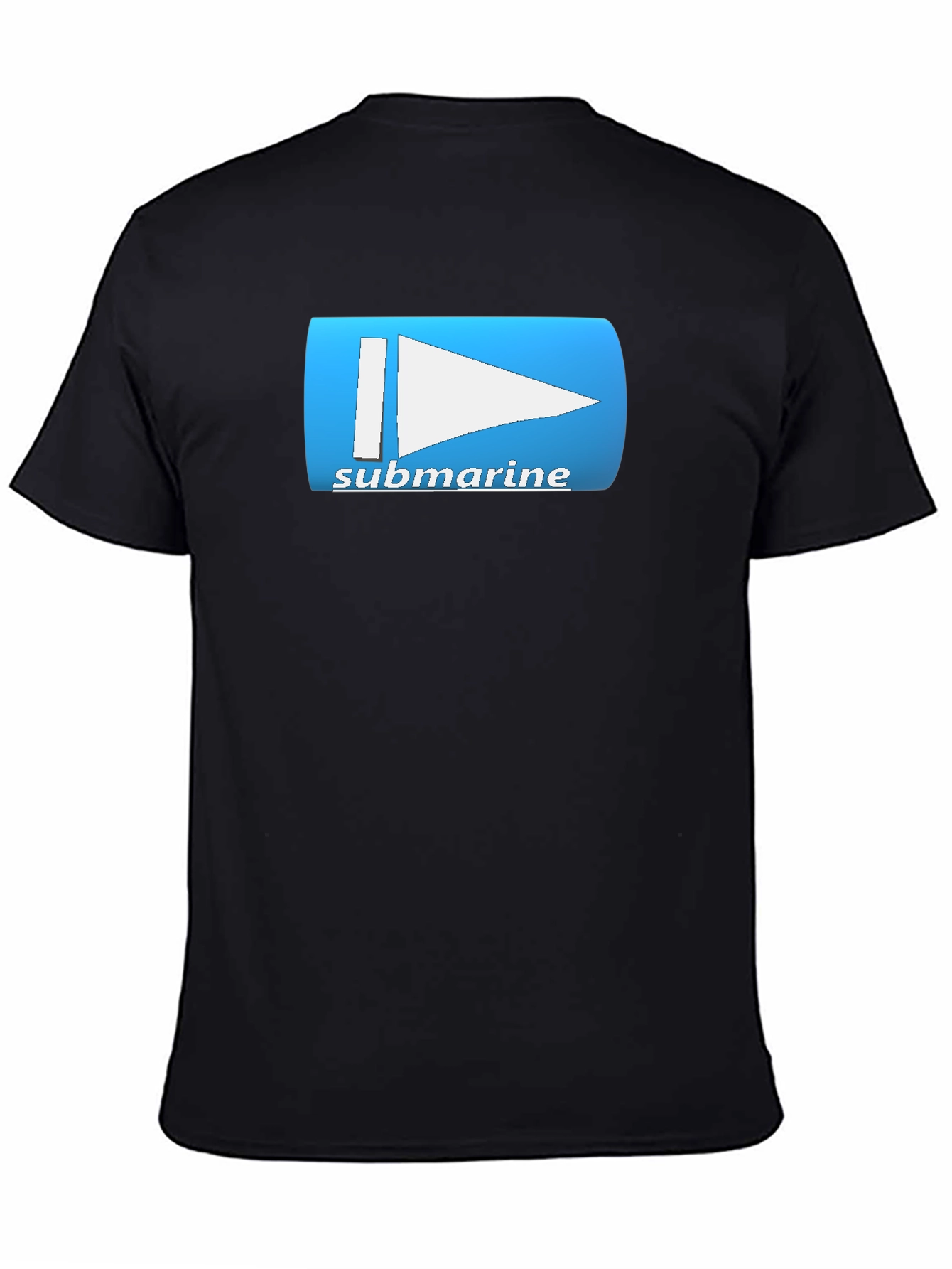 Submarine Flag Graphic Tee - Black