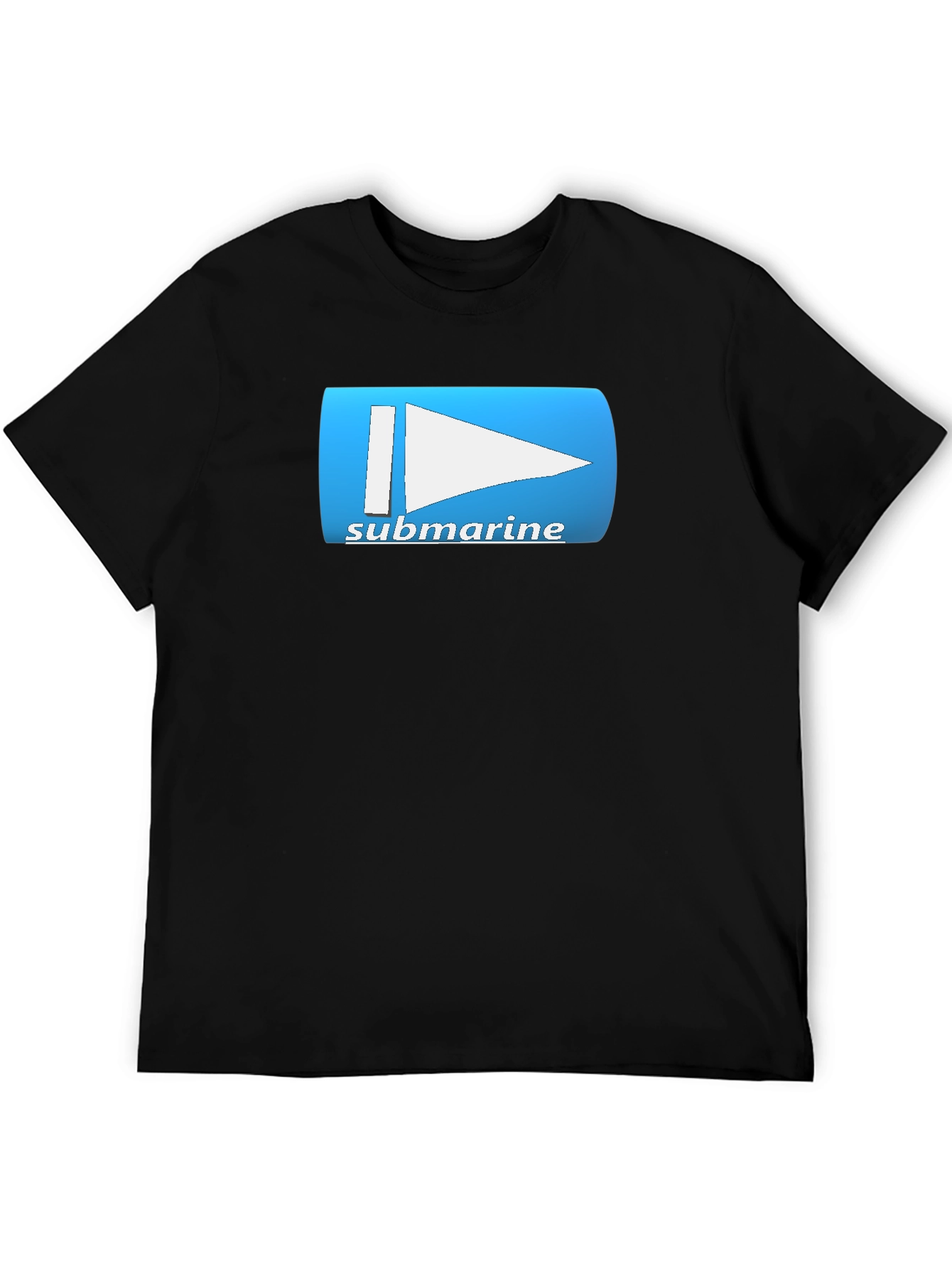 Submarine Flag Graphic Tee - Black