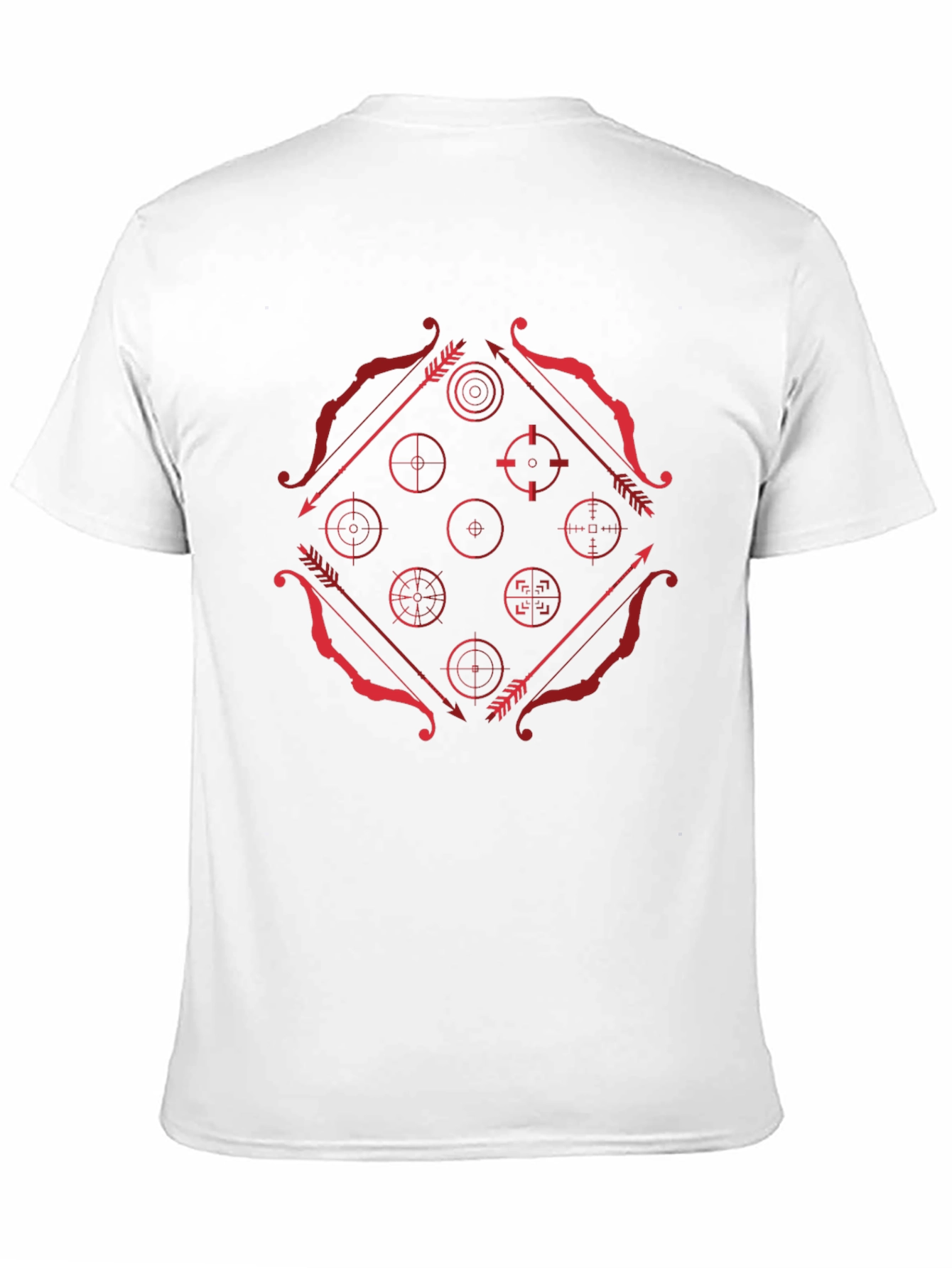 Archery Target Graphic Tee - Mens Black T-Shirt