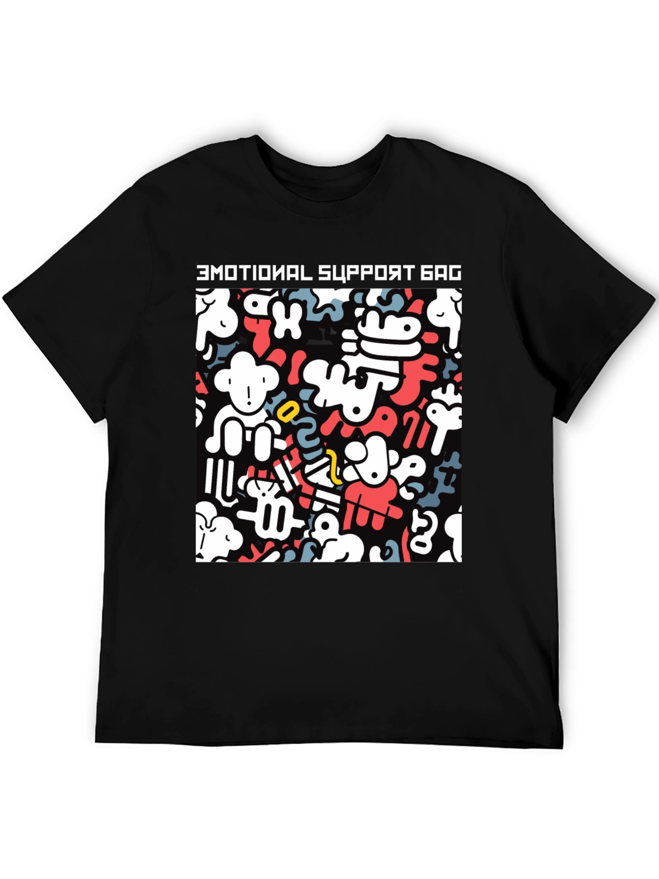 Emotional Support Gag Funny T-Shirt