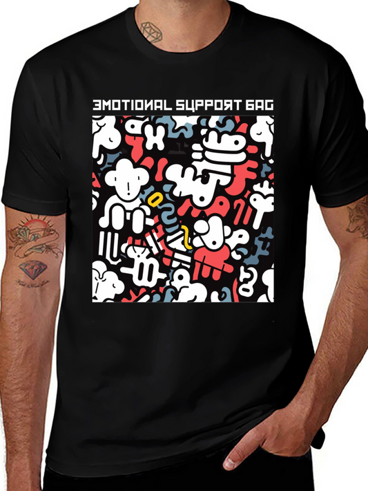 Emotional Support Gag Funny T-Shirt