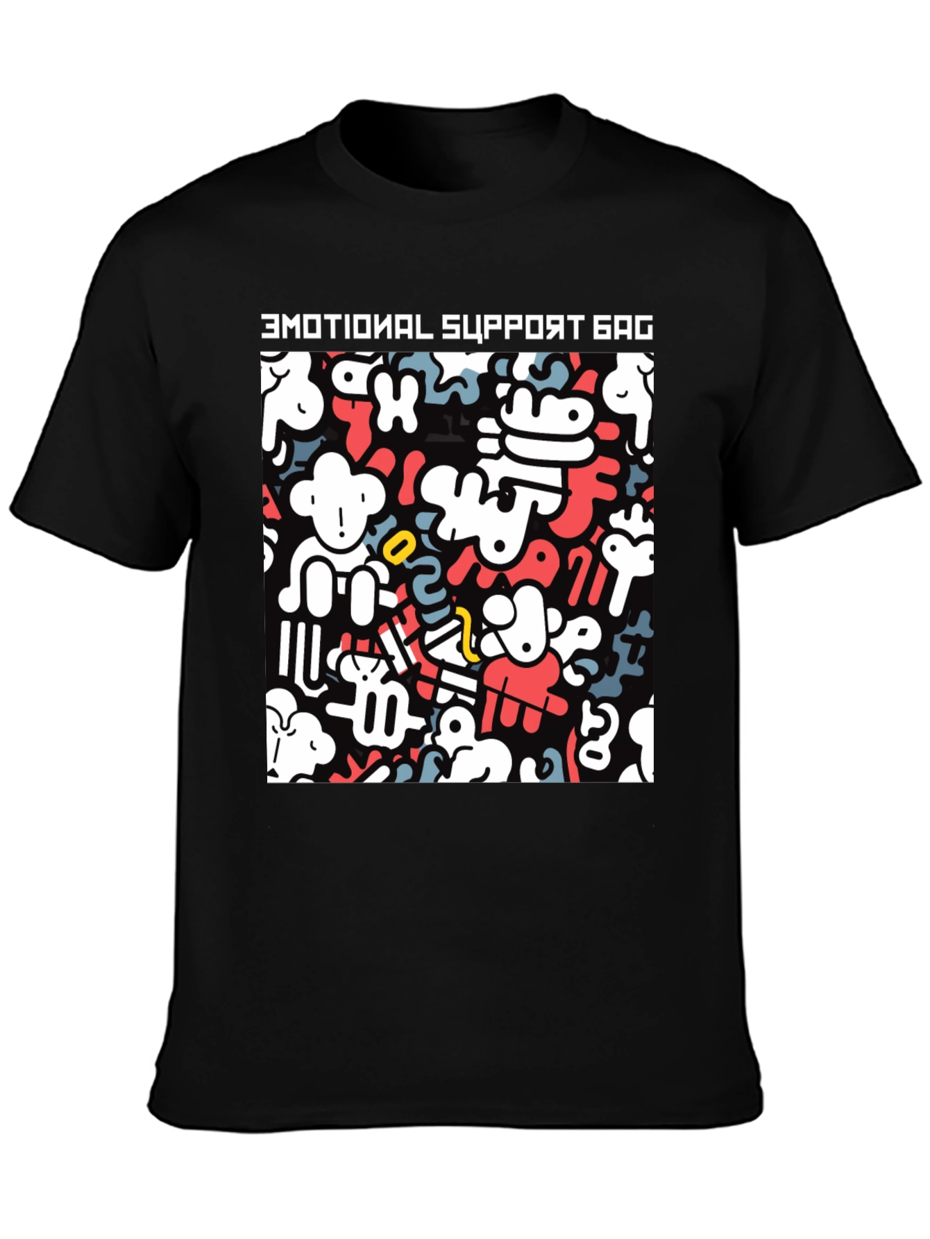 Emotional Support Gag Funny T-Shirt