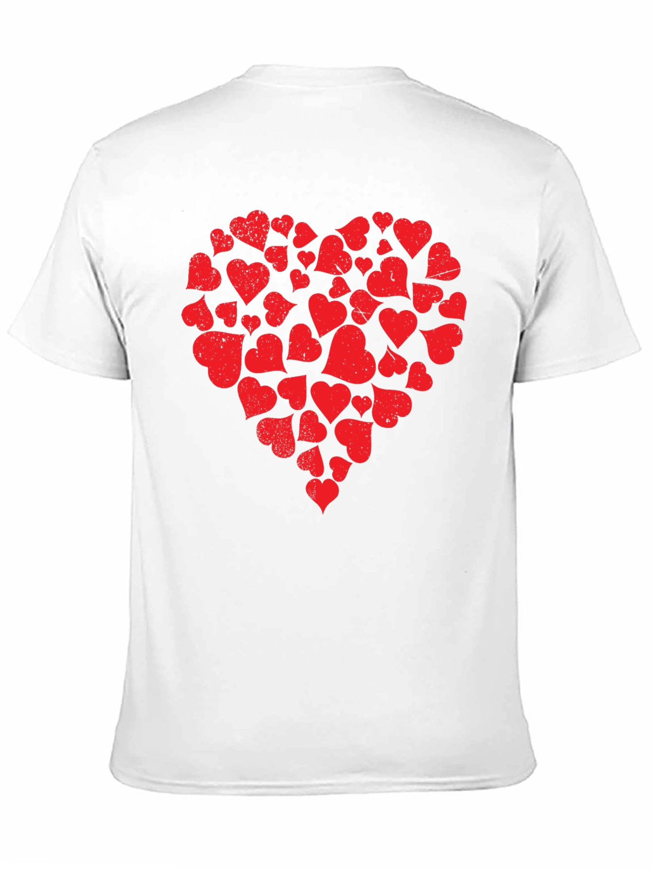 Heart Valentines T-Shirt - Black