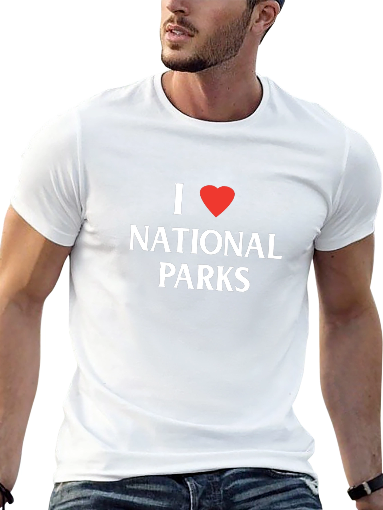I Heart National Parks T-Shirt - Black Cotton Tee