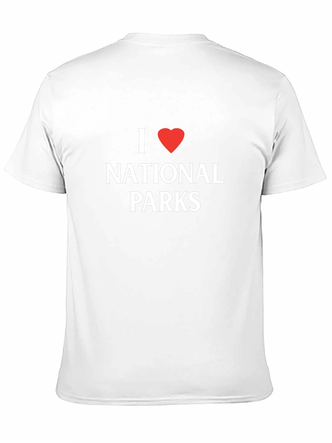 I Heart National Parks T-Shirt - Black Cotton Tee