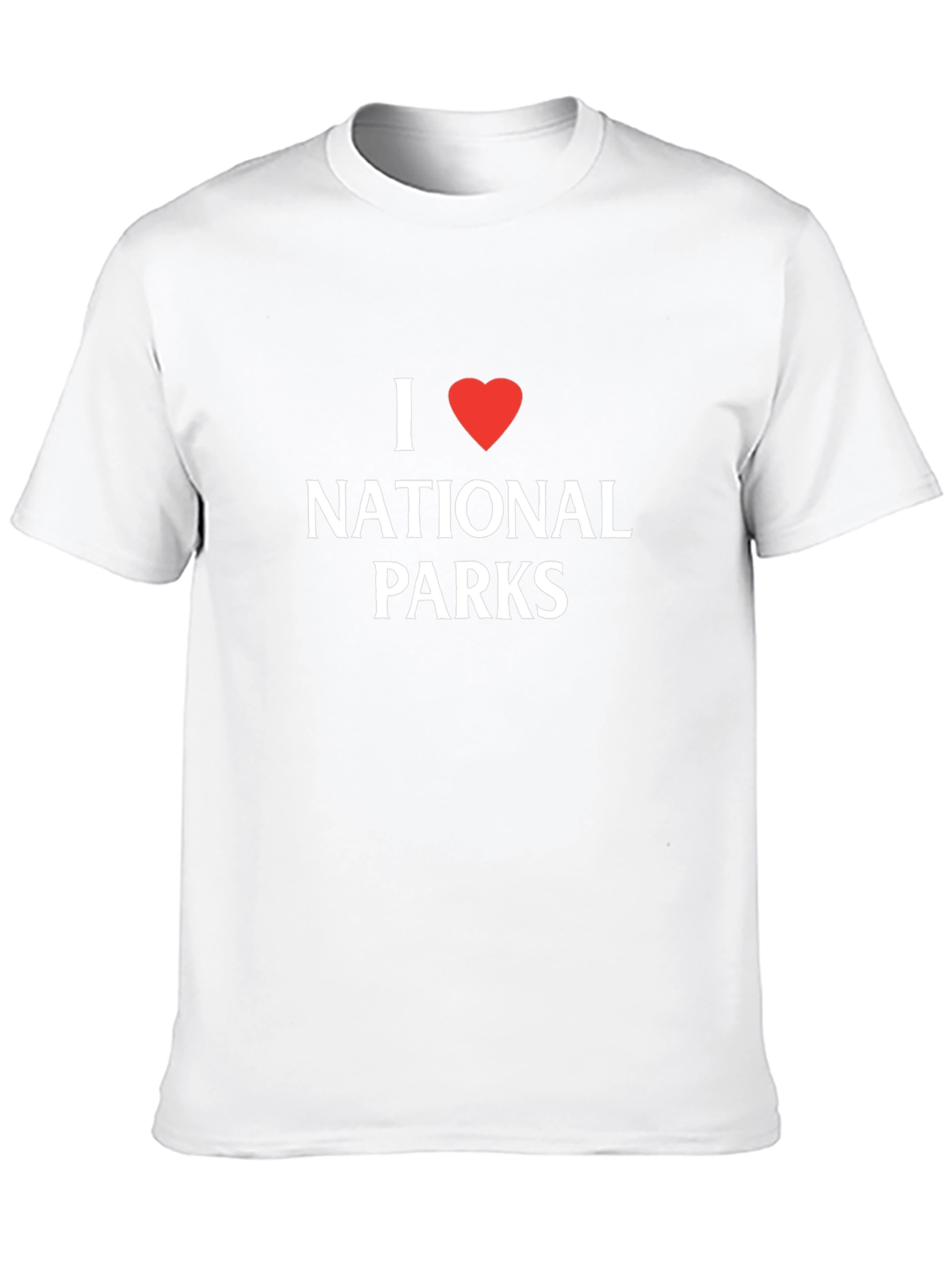 I Heart National Parks T-Shirt - Black Cotton Tee