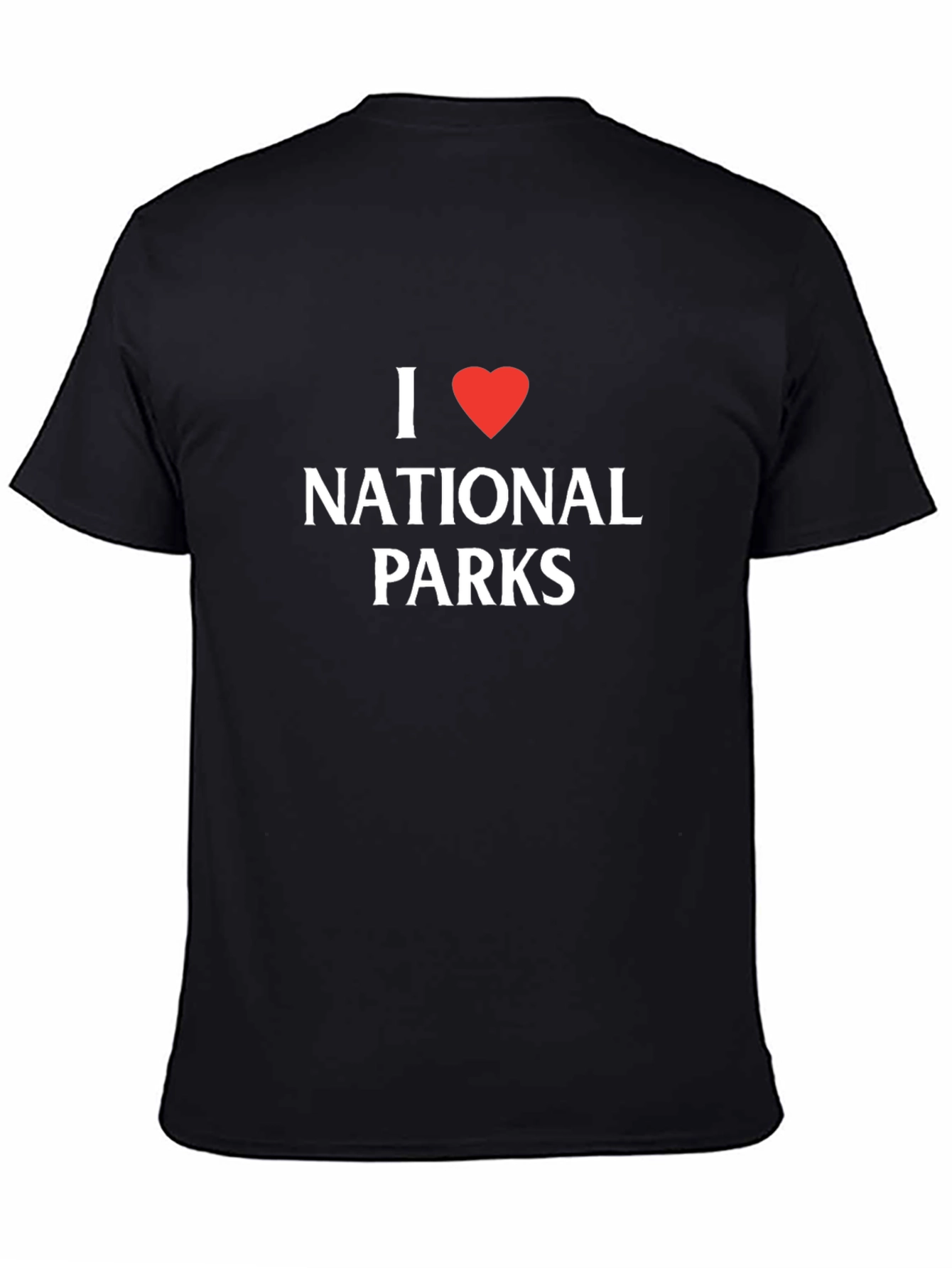 I Heart National Parks T-Shirt - Black Cotton Tee