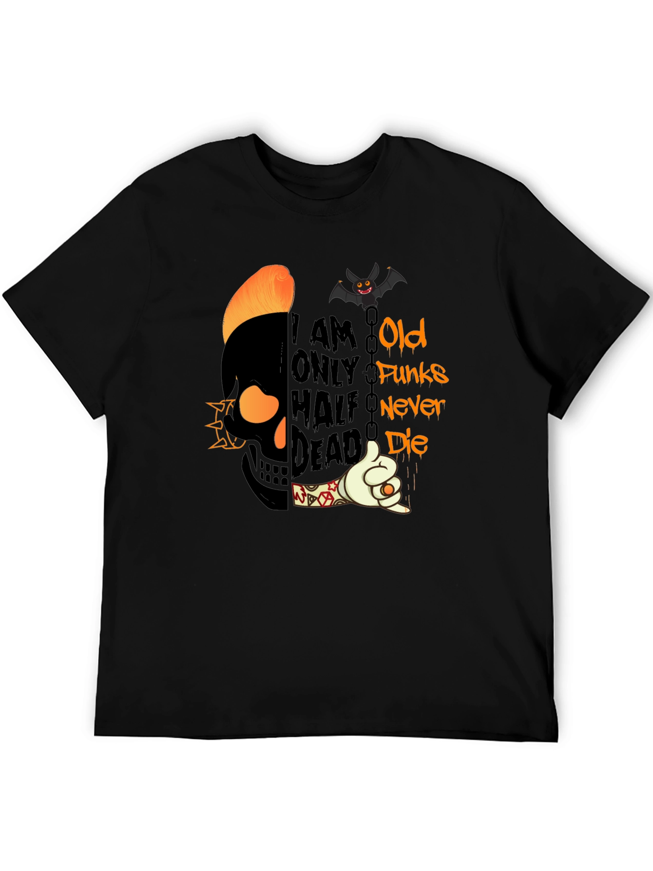 Old Funks Never Die Graphic T-Shirt