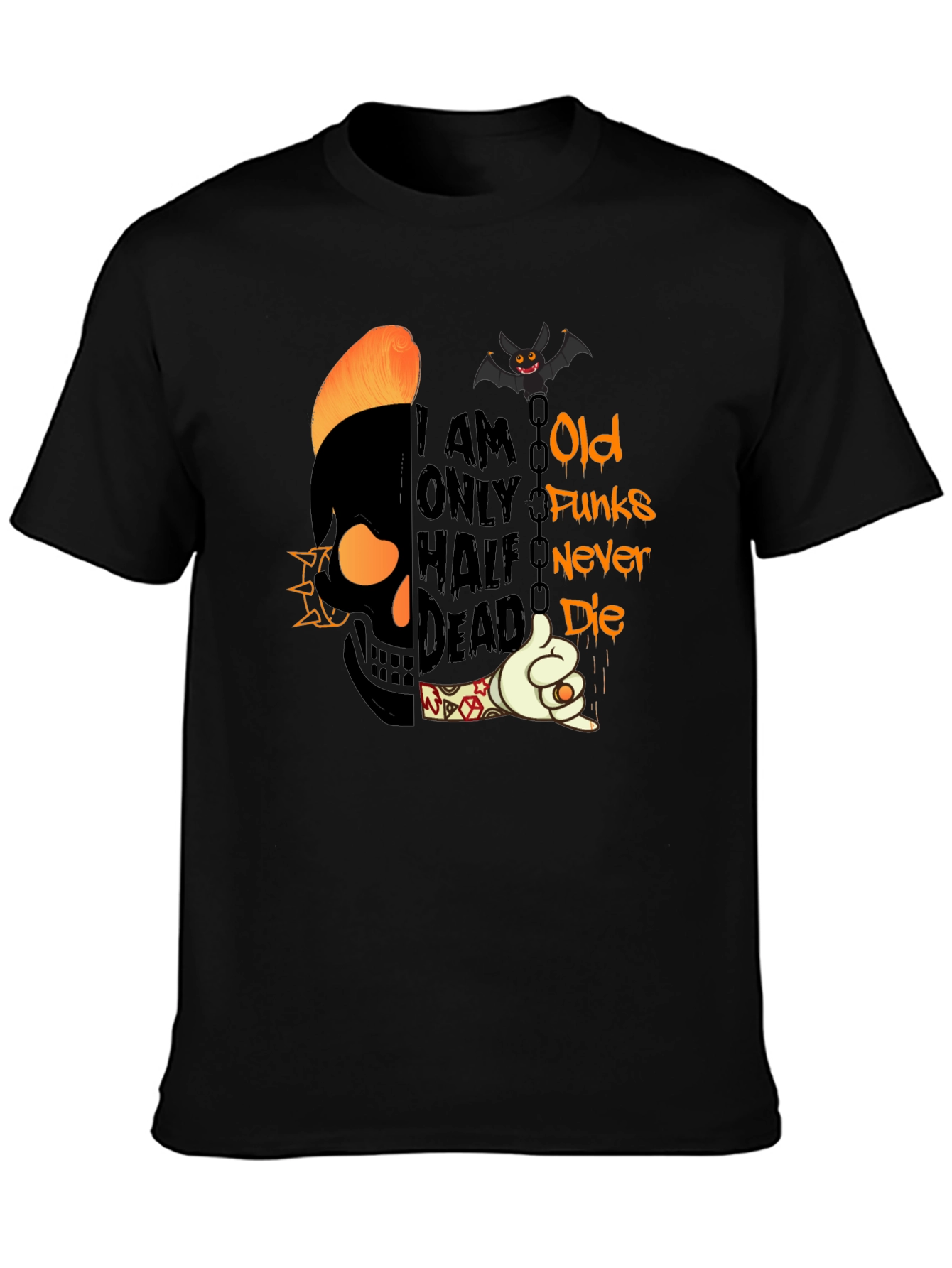 Old Funks Never Die Graphic T-Shirt