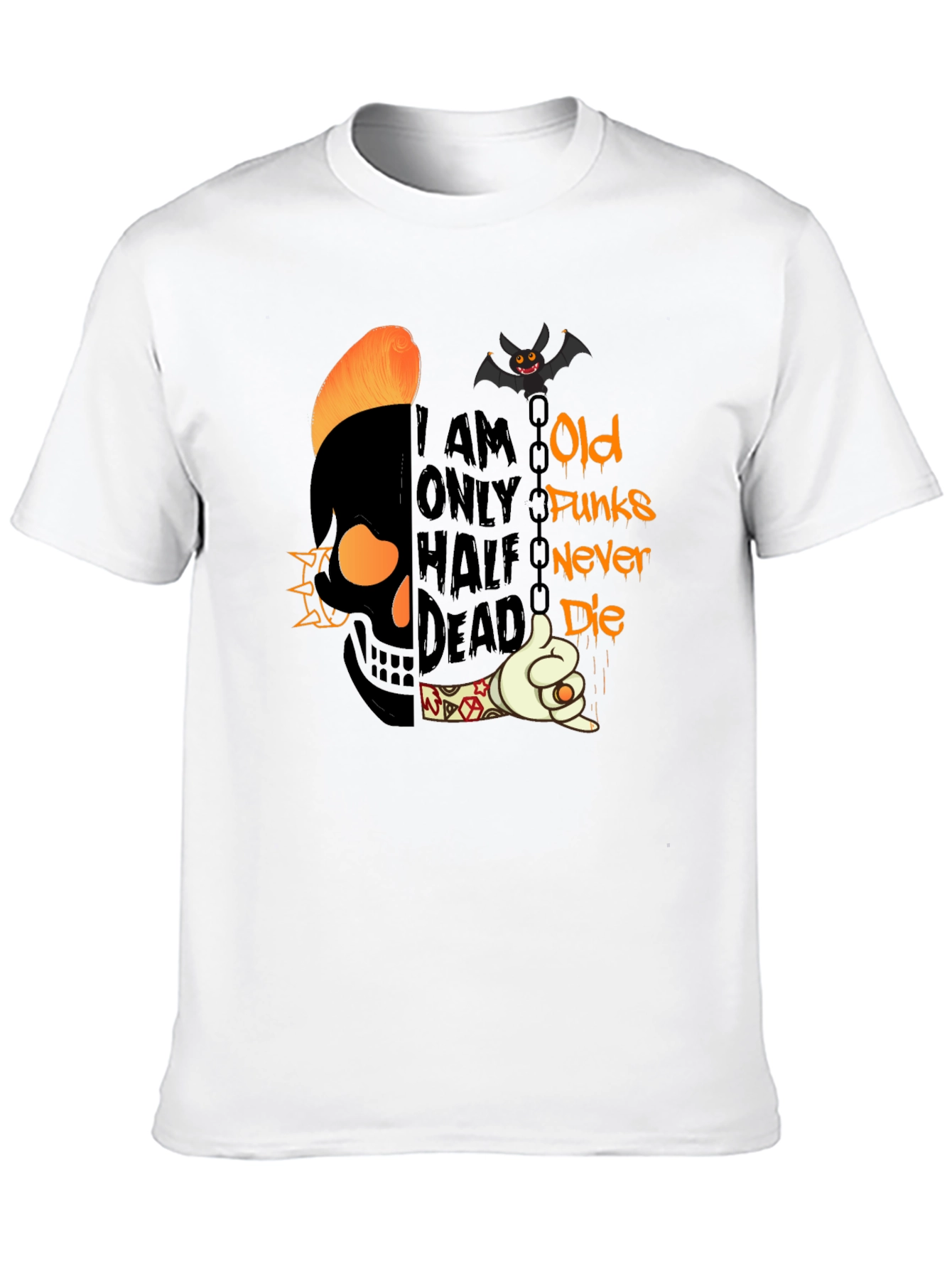 Old Funks Never Die Graphic T-Shirt