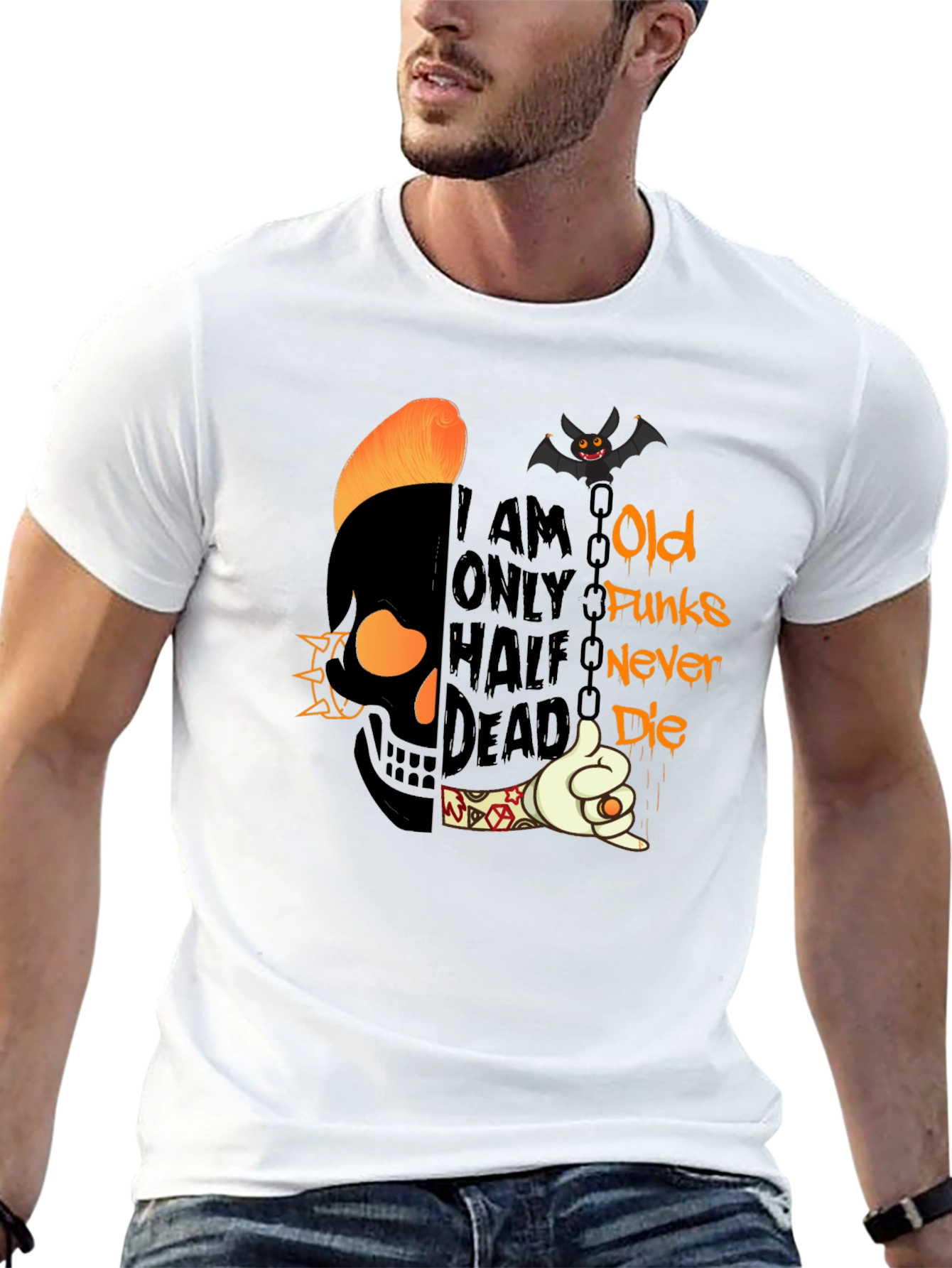 Old Funks Never Die Graphic T-Shirt