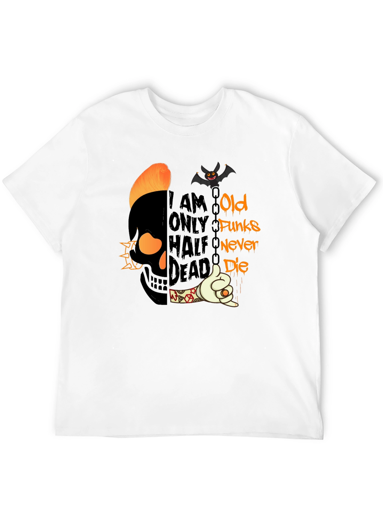 Old Funks Never Die Graphic T-Shirt