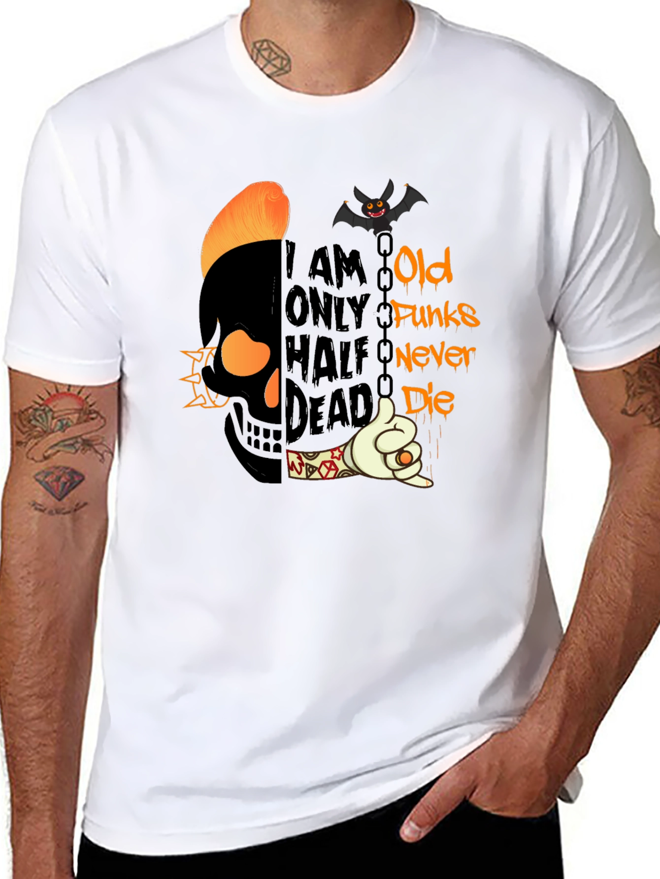 Old Funks Never Die Graphic T-Shirt