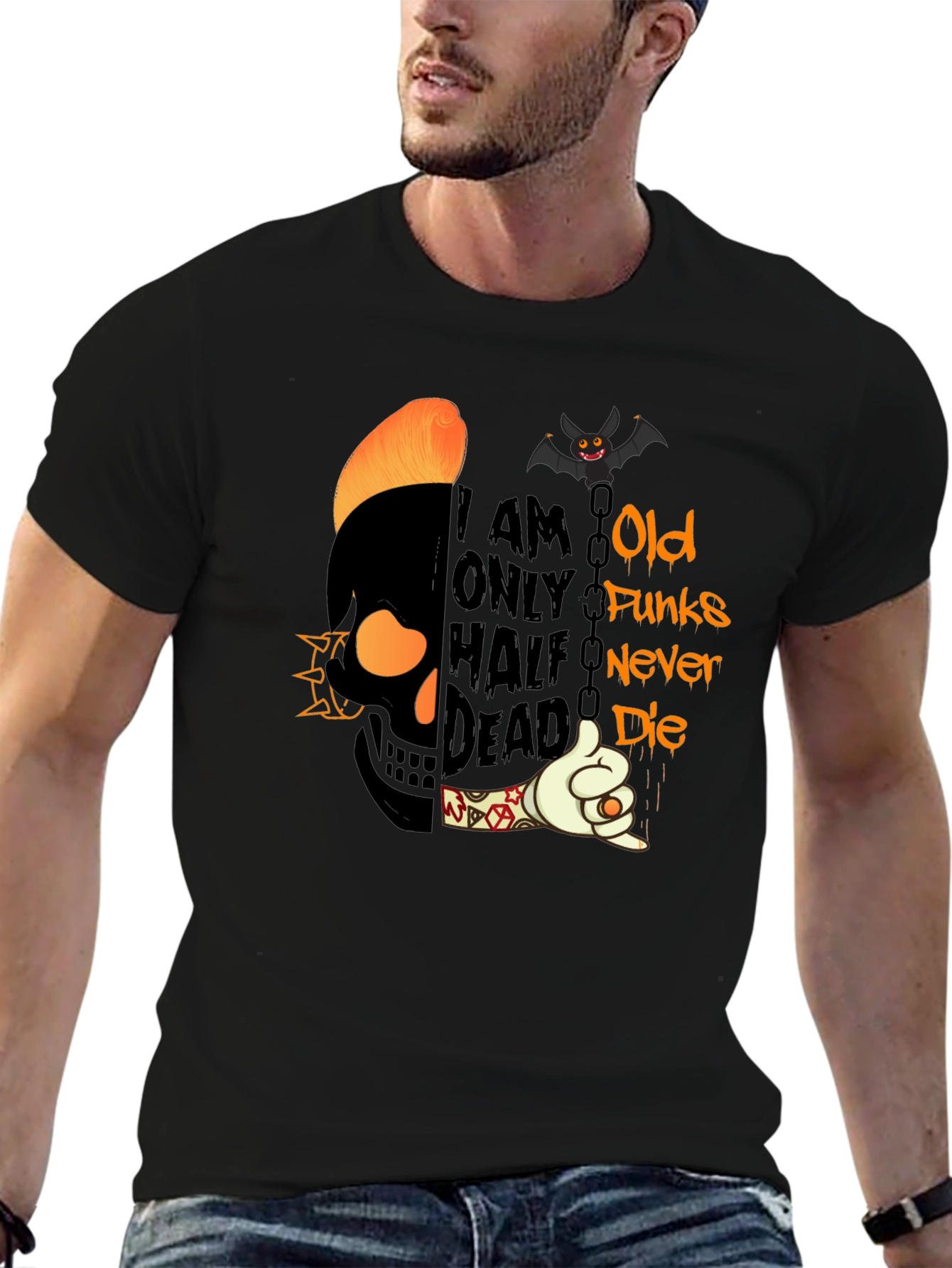 Old Funks Never Die Graphic T-Shirt