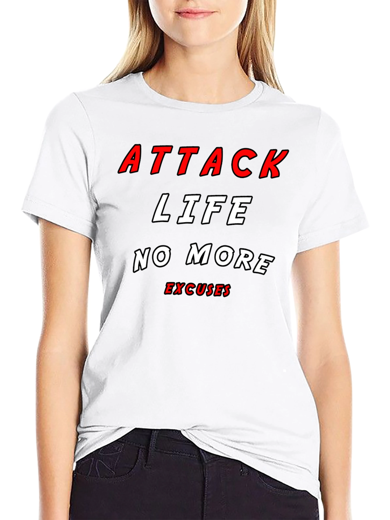 Attack Life T-Shirt - Motivational Graphic Tee