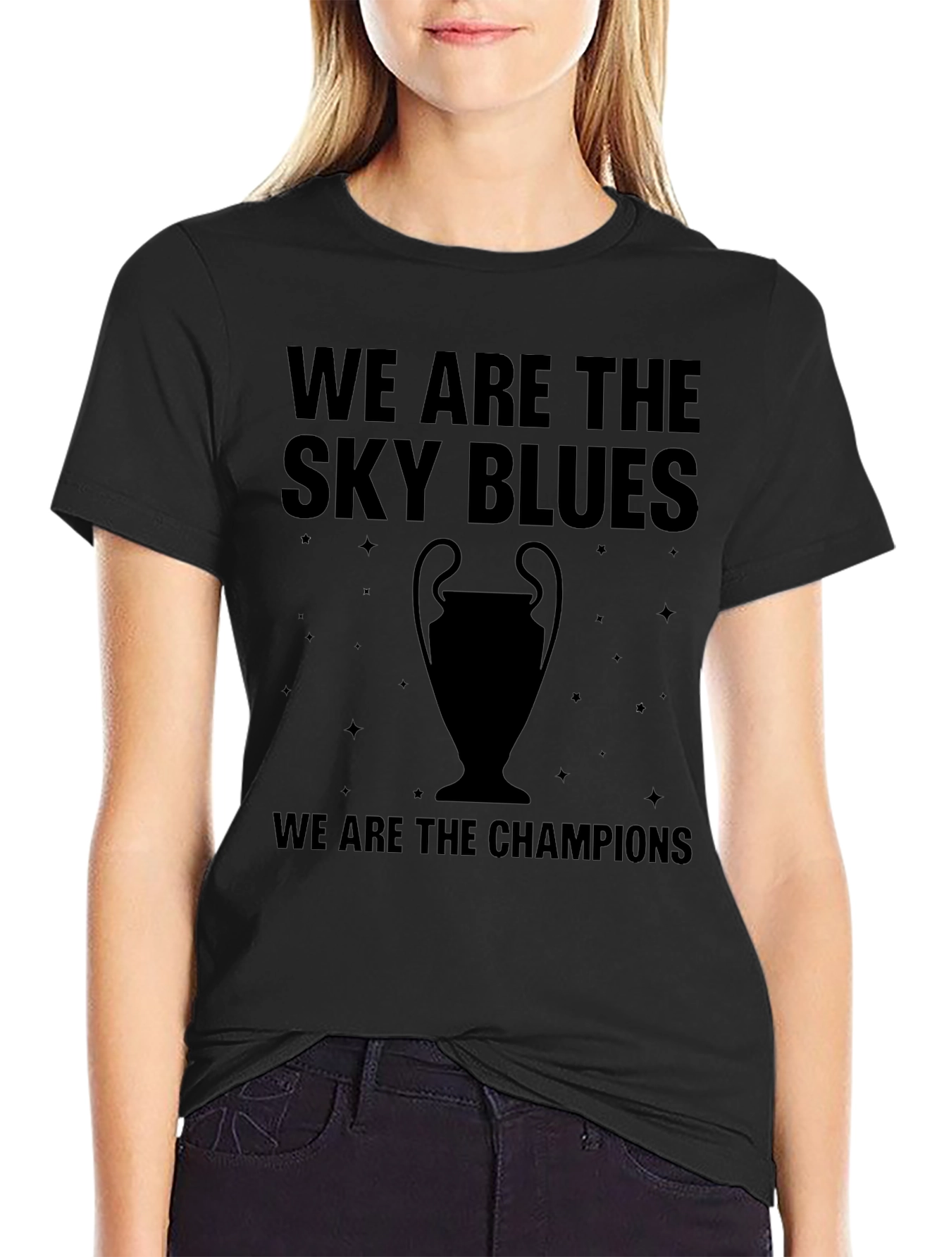 Sky Blues Champions Graphic T-Shirt