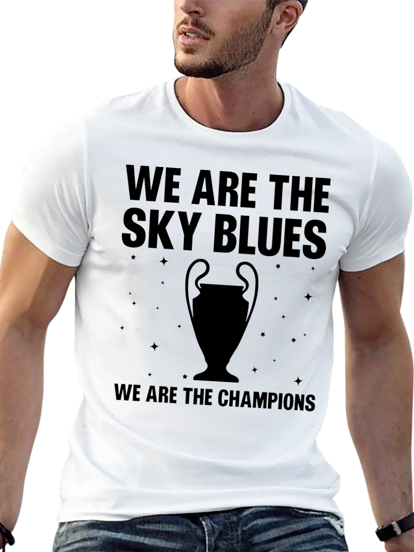Sky Blues Champions Graphic T-Shirt