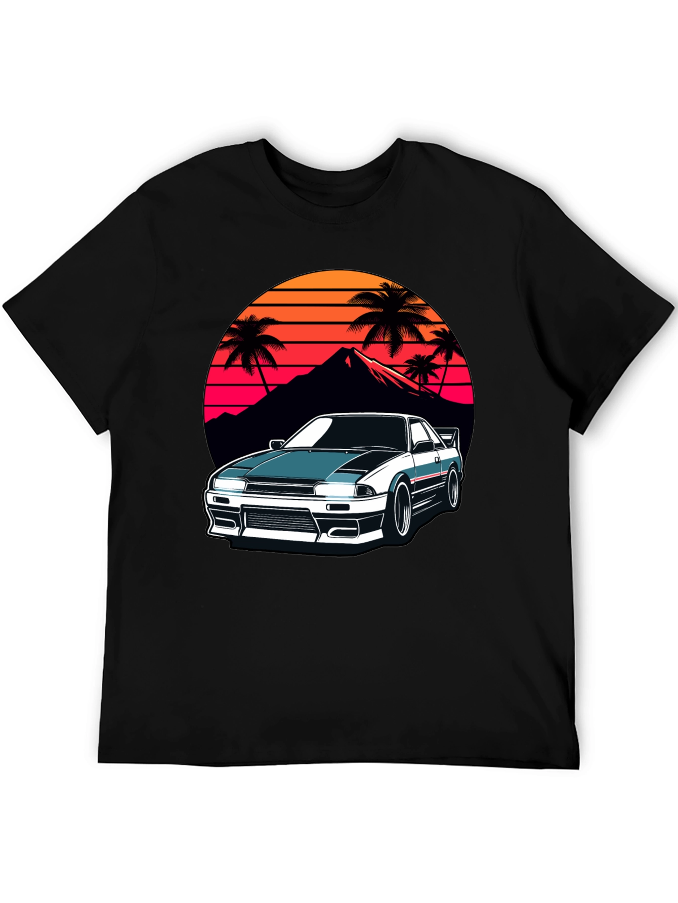 Retro Car Graphic T-Shirt