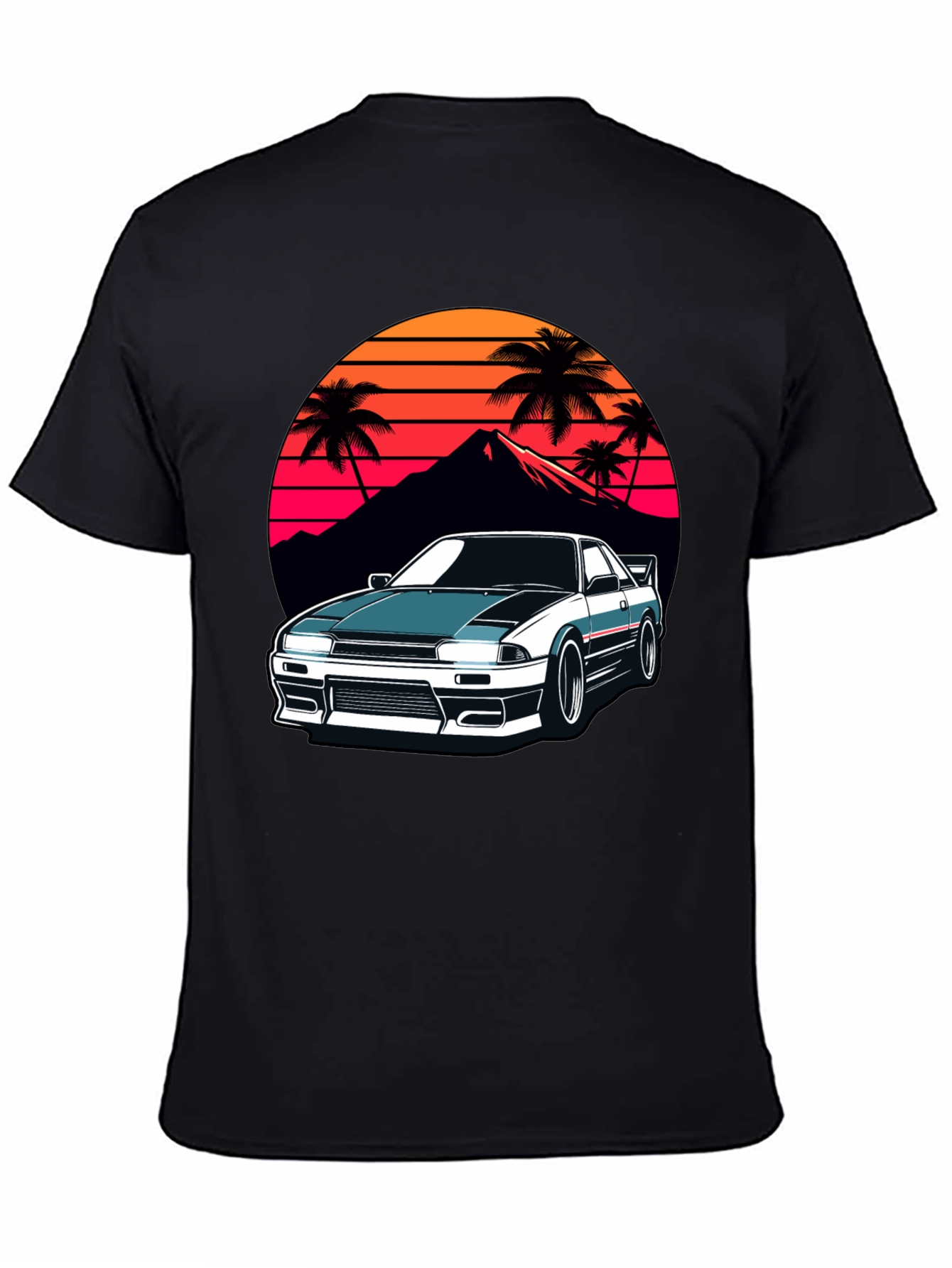 Retro Car Graphic T-Shirt