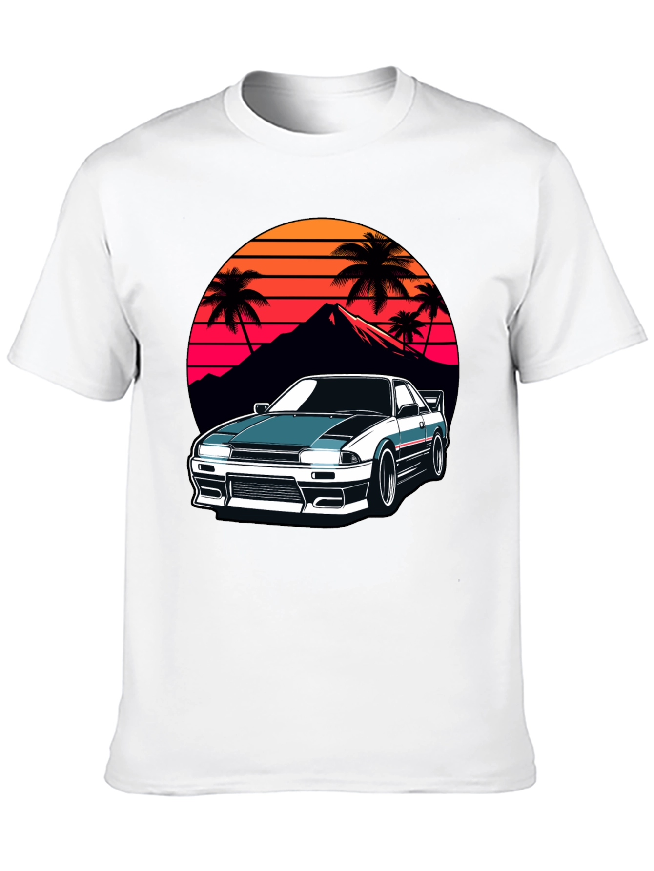 Retro Car Graphic T-Shirt