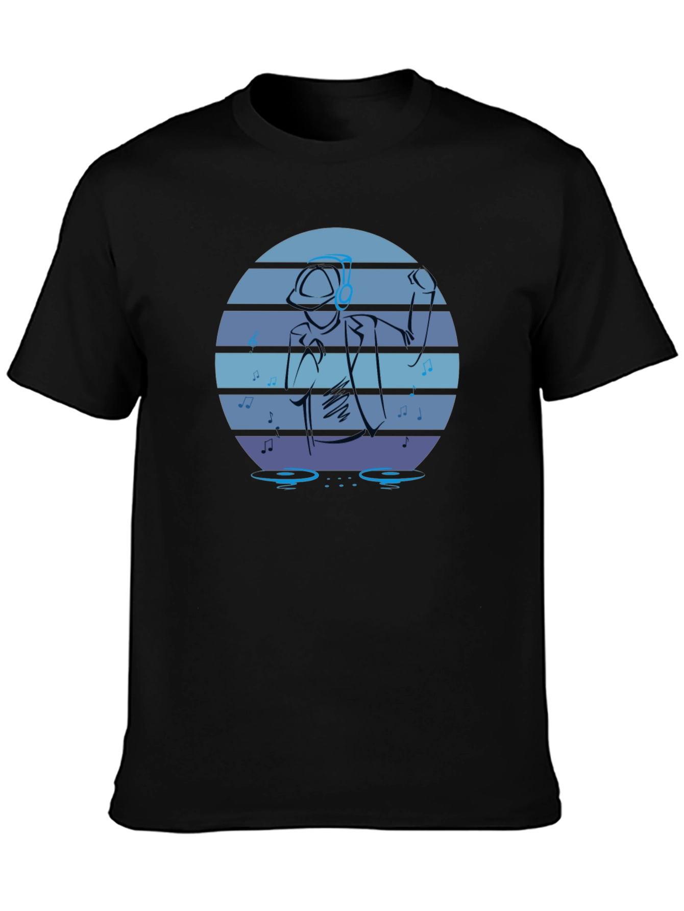 DJ Retro Graphic T-Shirt - Cool Music Lover Tee