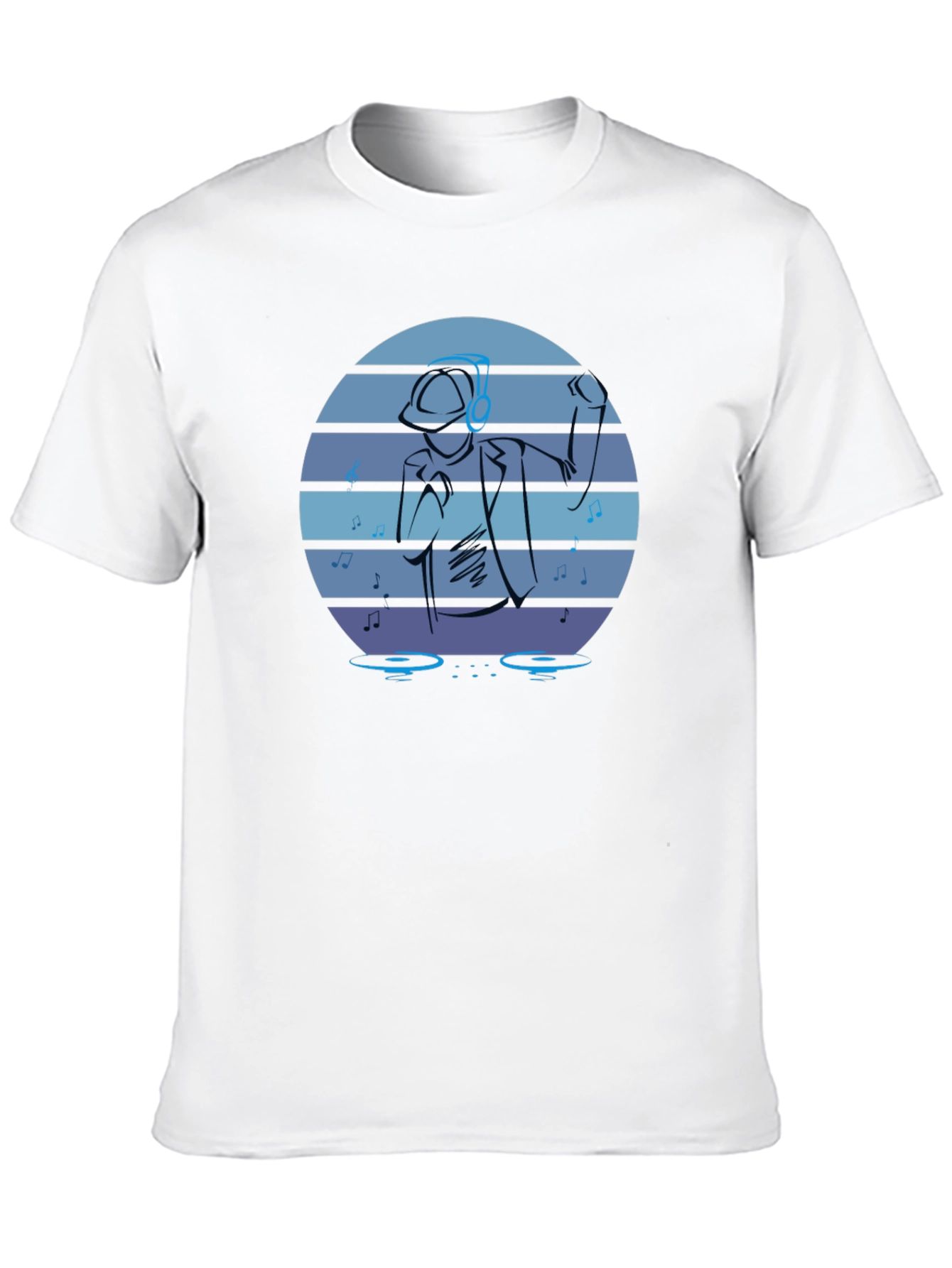 DJ Retro Graphic T-Shirt - Cool Music Lover Tee