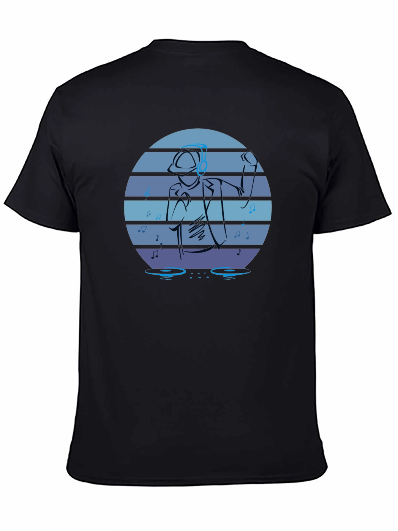 DJ Retro Graphic T-Shirt - Cool Music Lover Tee