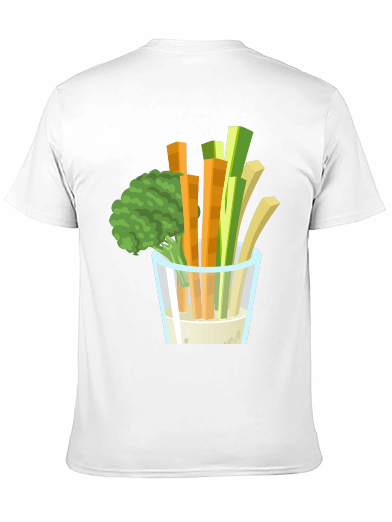Veggie Dip Graphic Tee - Black Cotton T-Shirt