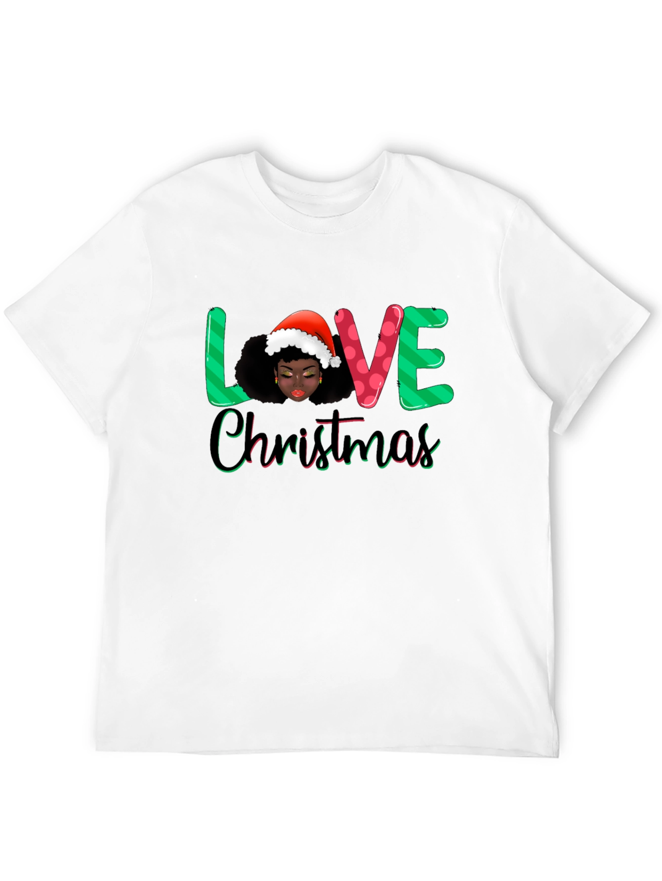 Love Christmas Black T-Shirt