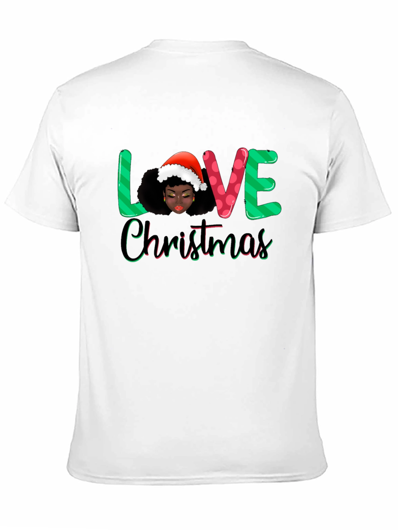 Love Christmas Black T-Shirt