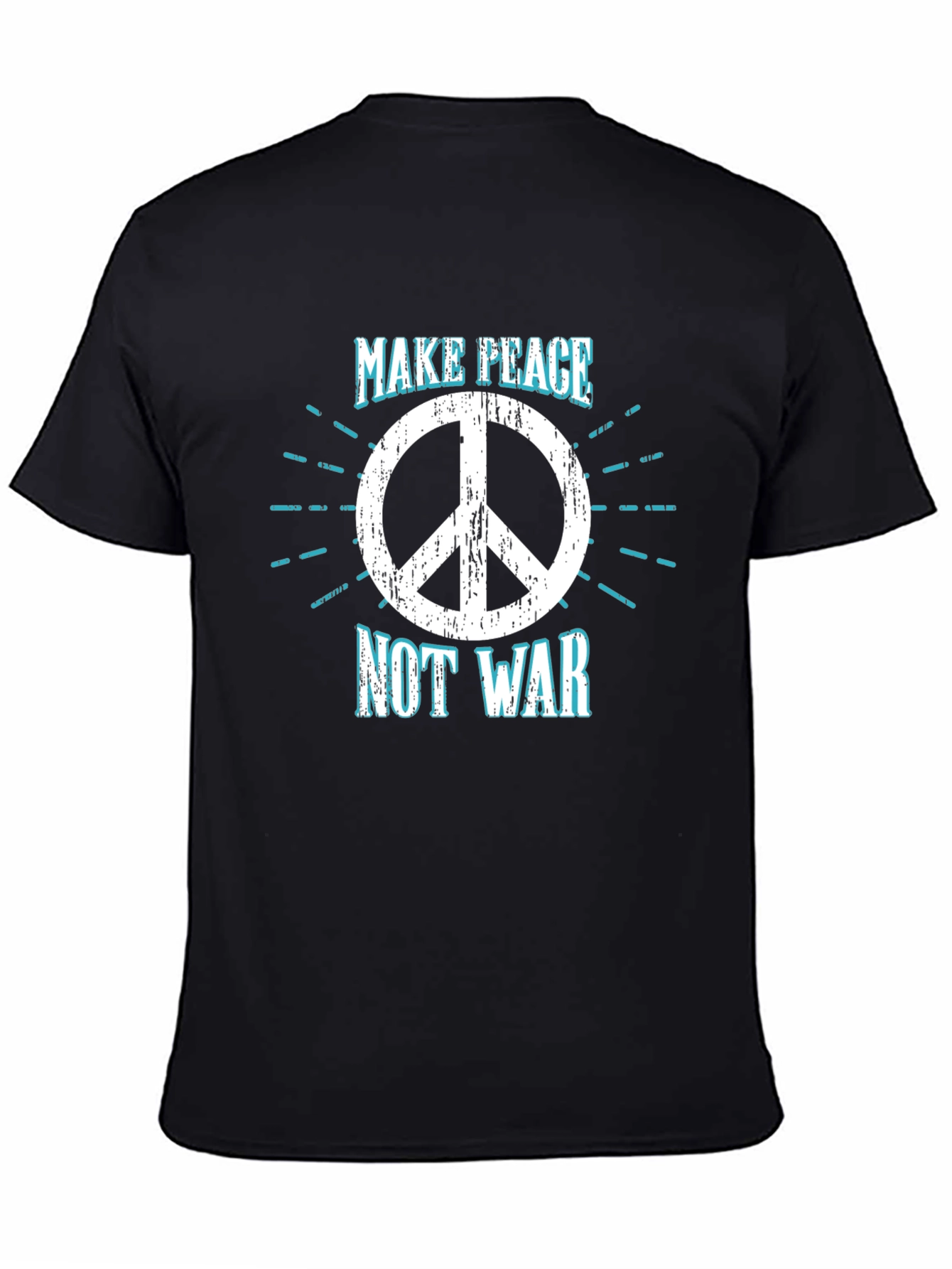 Make Peace Not War T-Shirt - Peace Symbol Tee