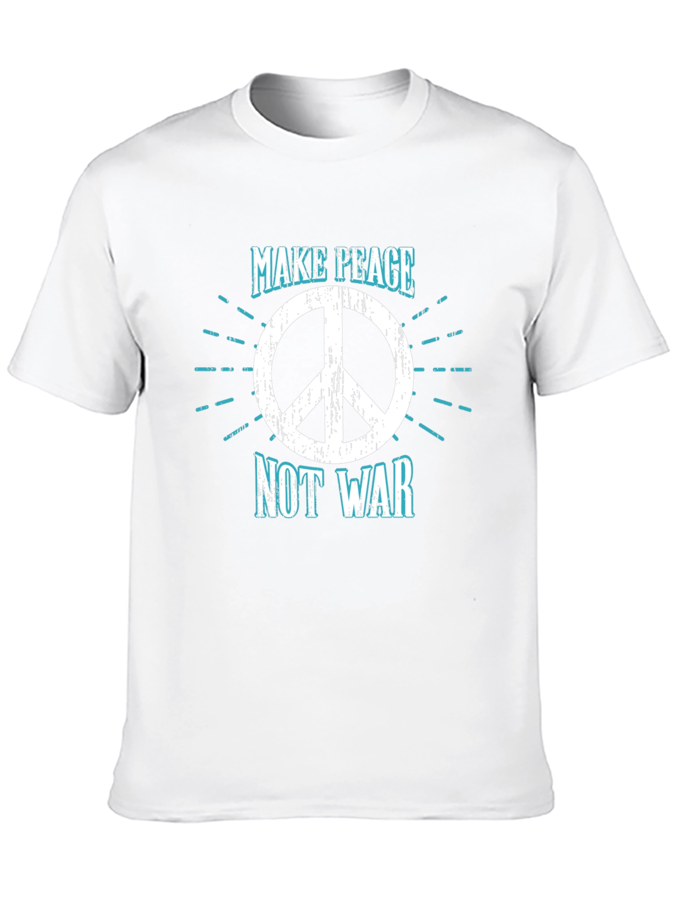 Make Peace Not War T-Shirt - Peace Symbol Tee