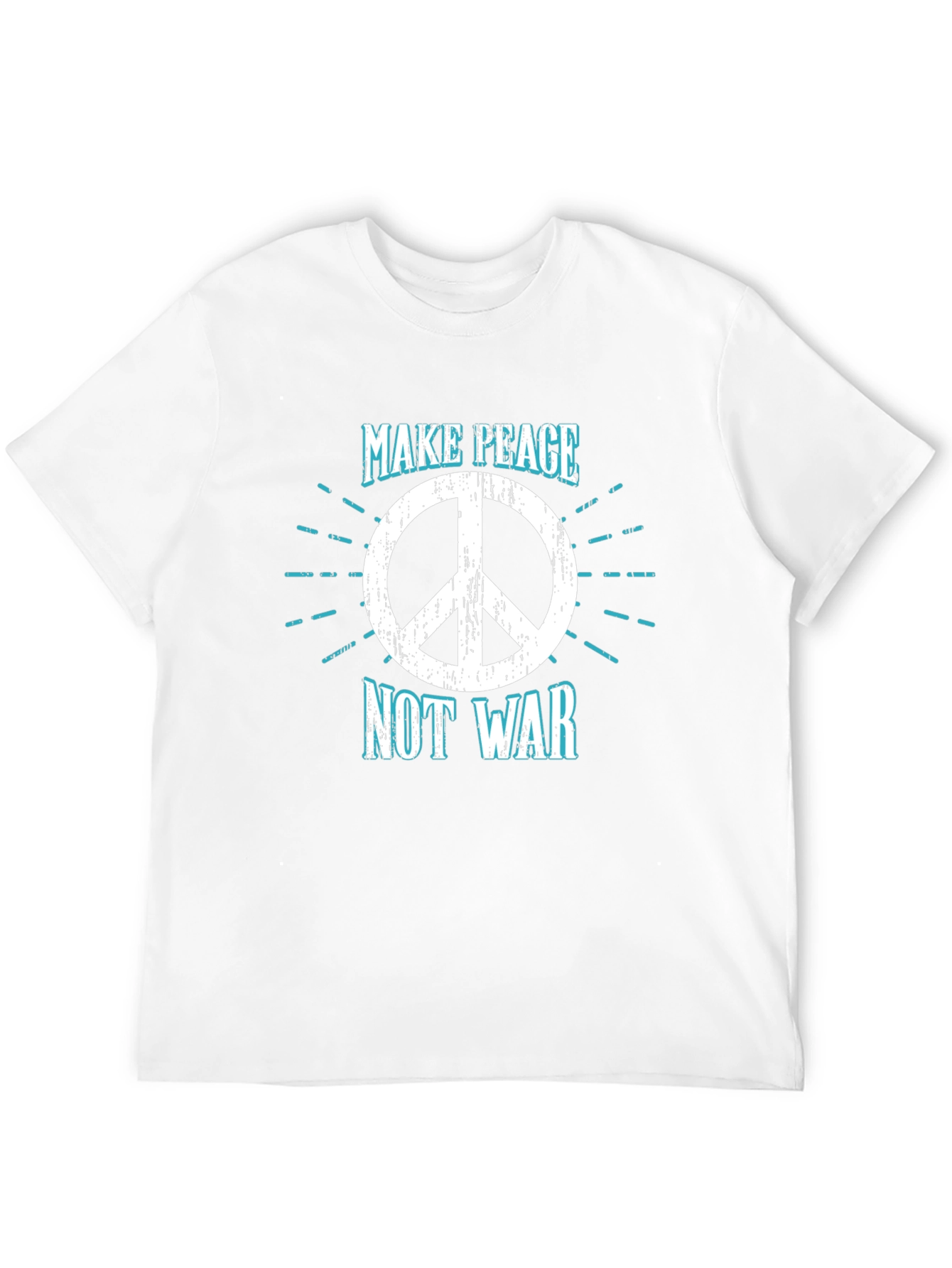 Make Peace Not War T-Shirt - Peace Symbol Tee