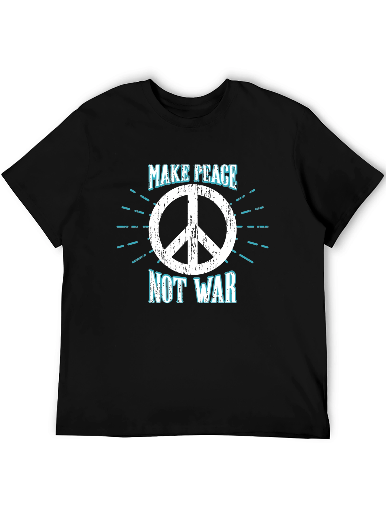 Make Peace Not War T-Shirt - Peace Symbol Tee