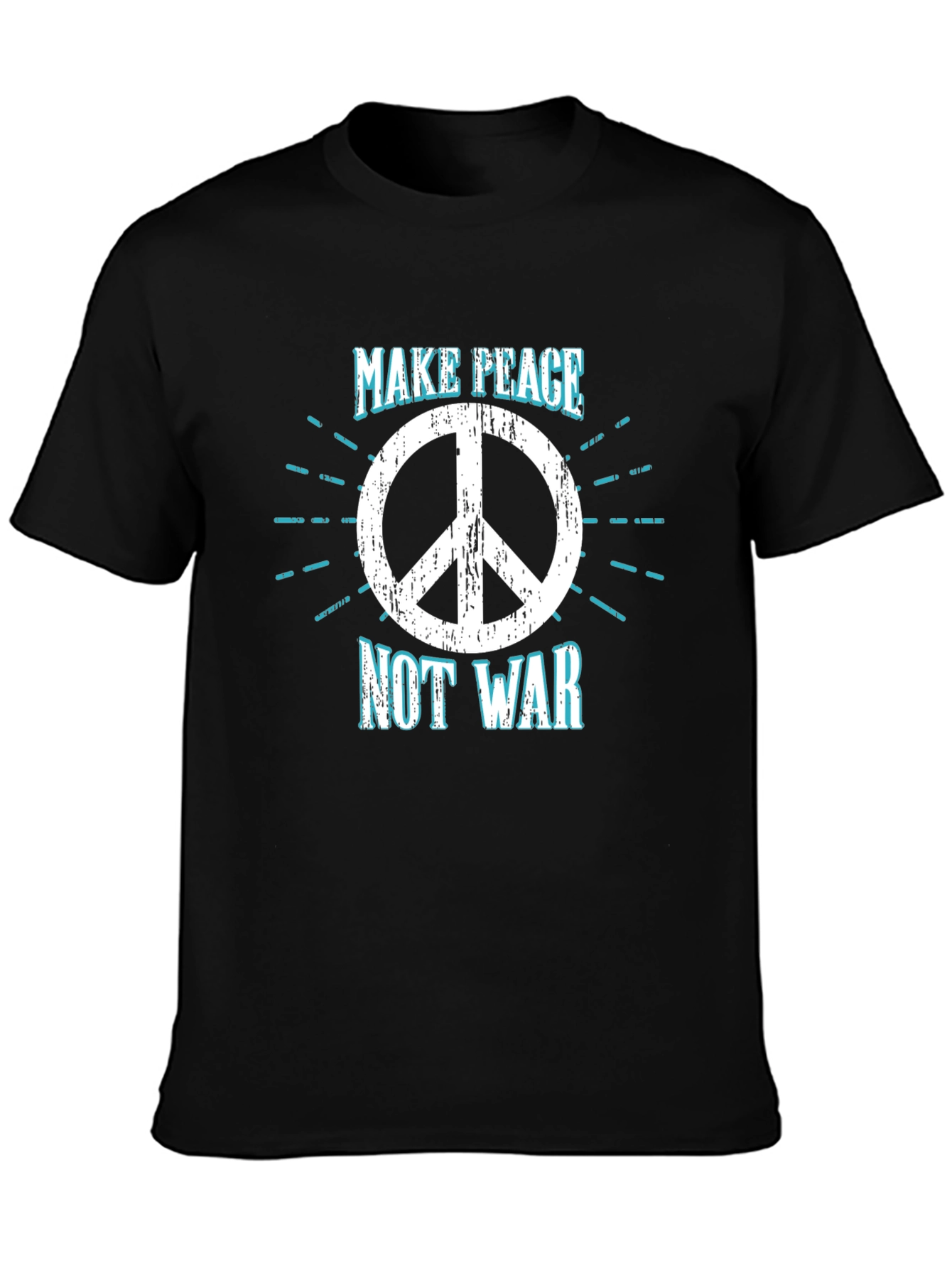 Make Peace Not War T-Shirt - Peace Symbol Tee