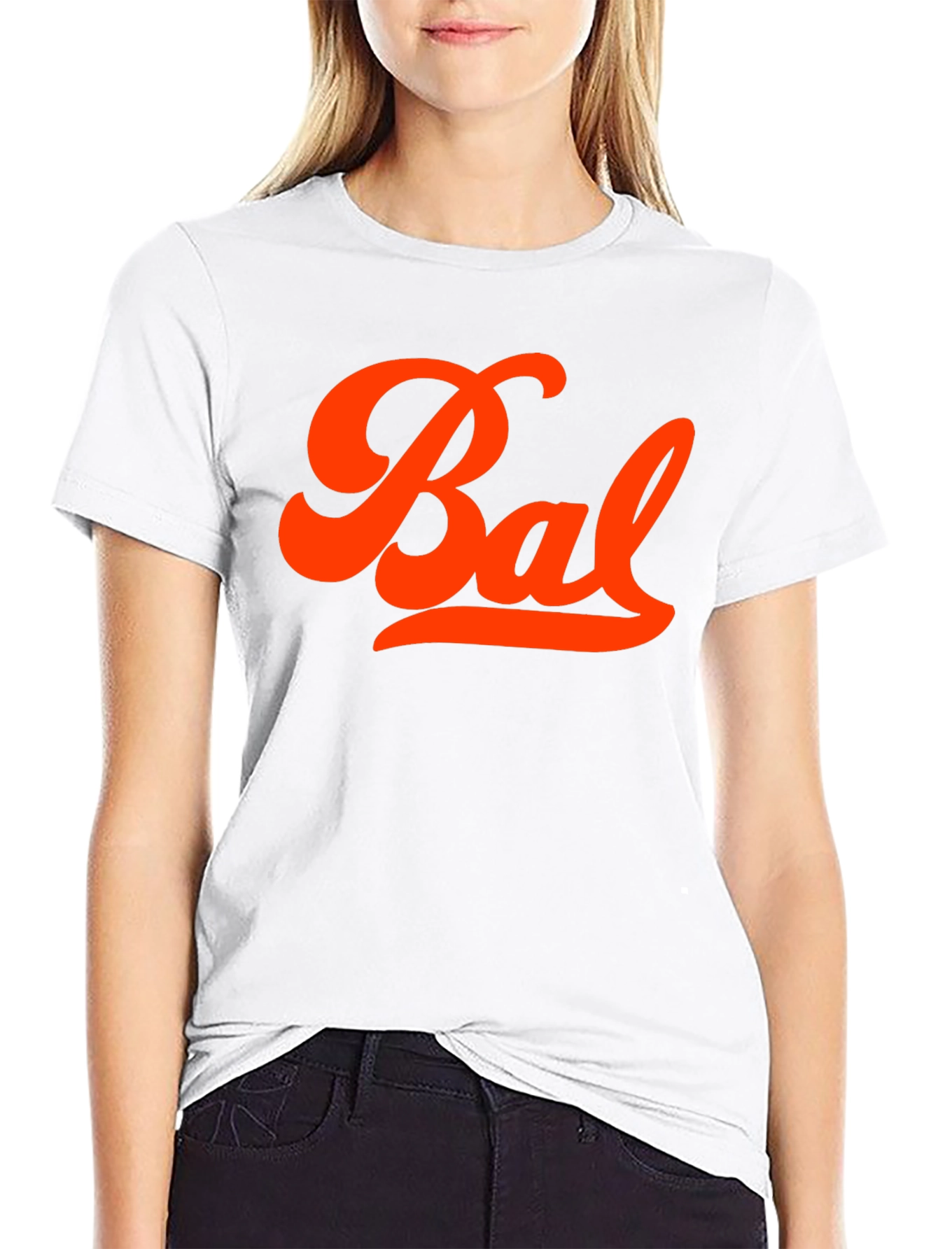Baltimore Script T-Shirt - Classic Black