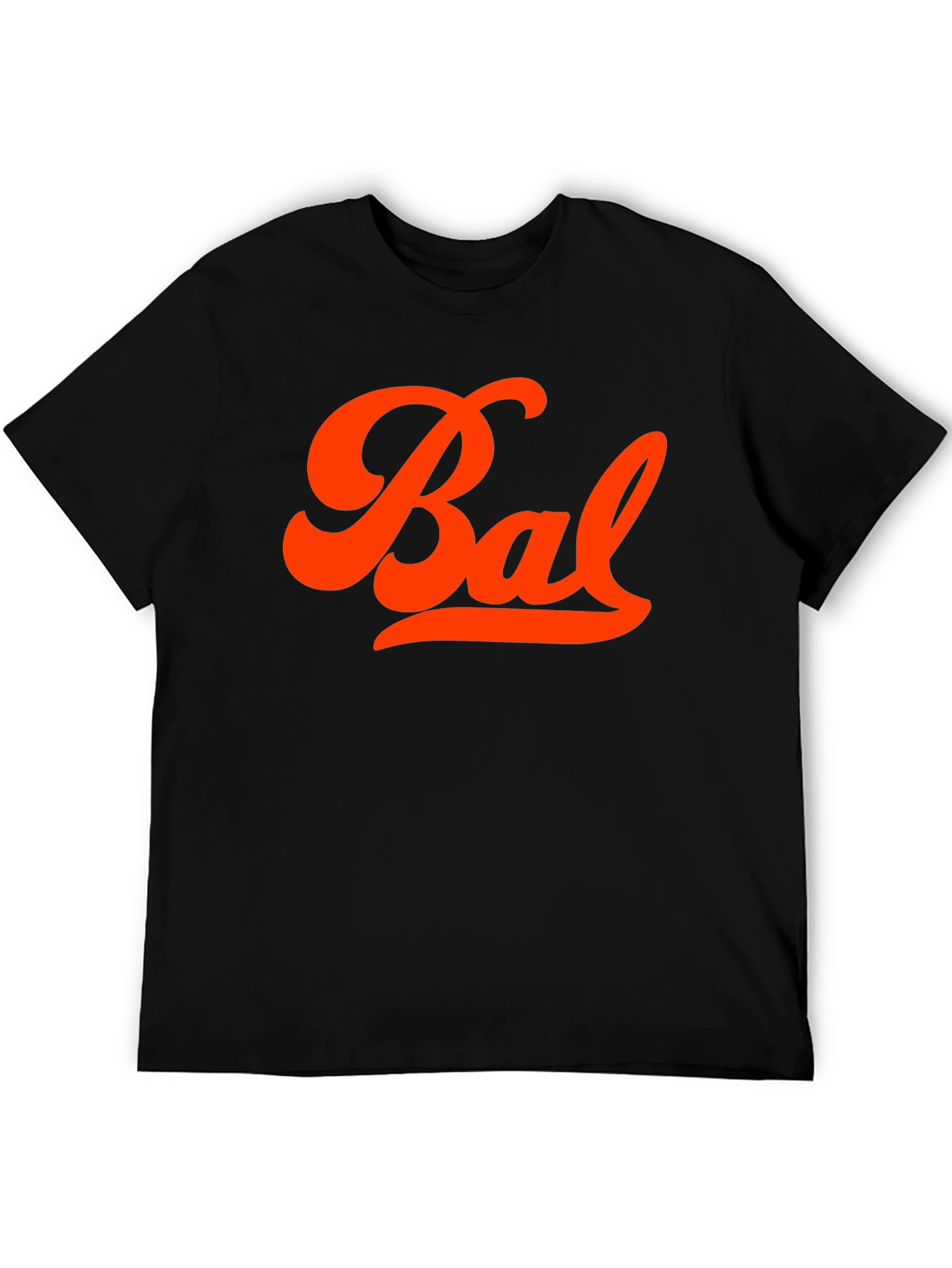 Baltimore Script T-Shirt - Classic Black