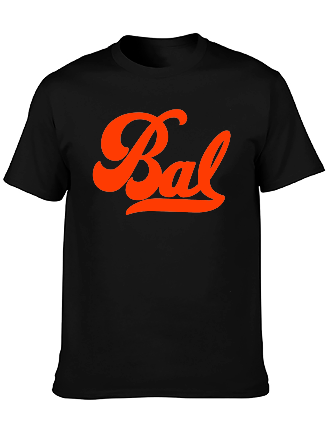 Baltimore Script T-Shirt - Classic Black