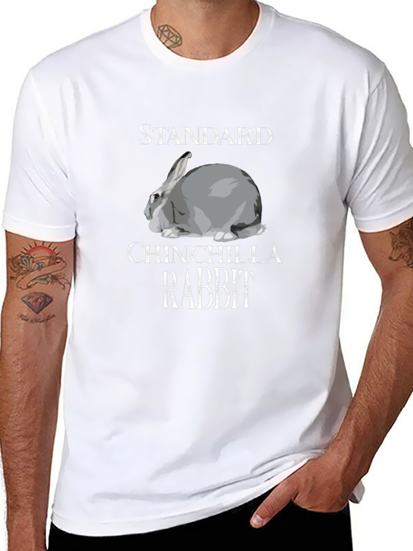 Standard Chinchilla Rabbit T-Shirt