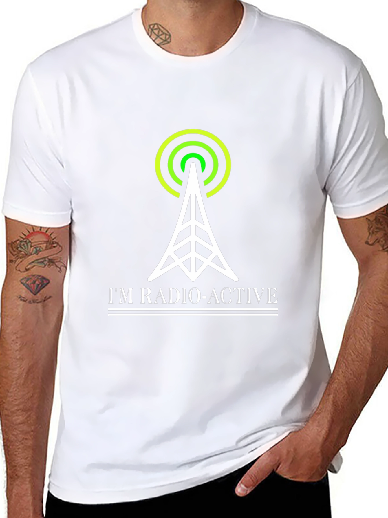 Radio-Active Graphic Tee - Black