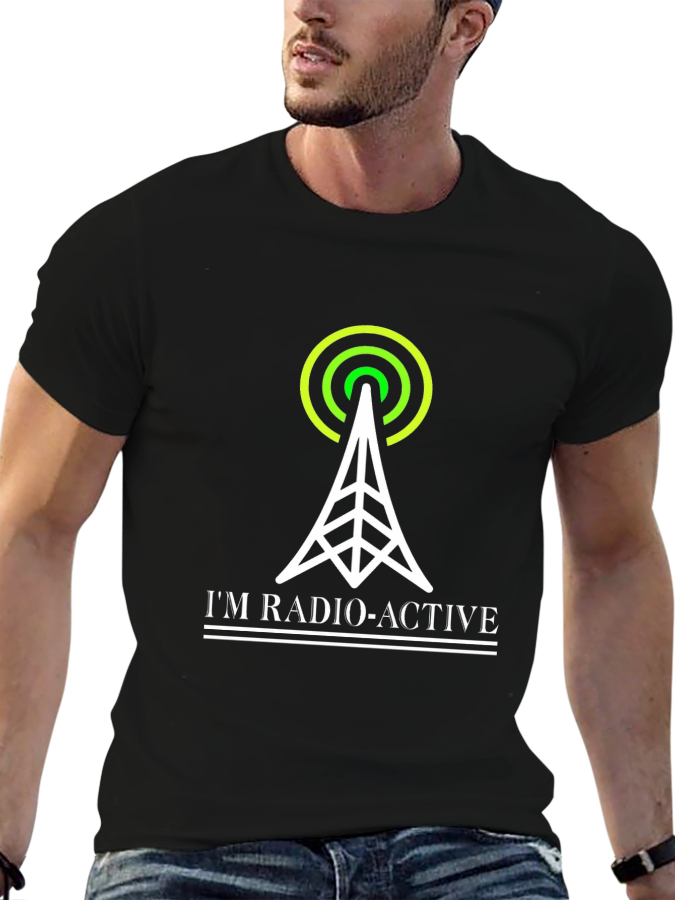 Radio-Active Graphic Tee - Black