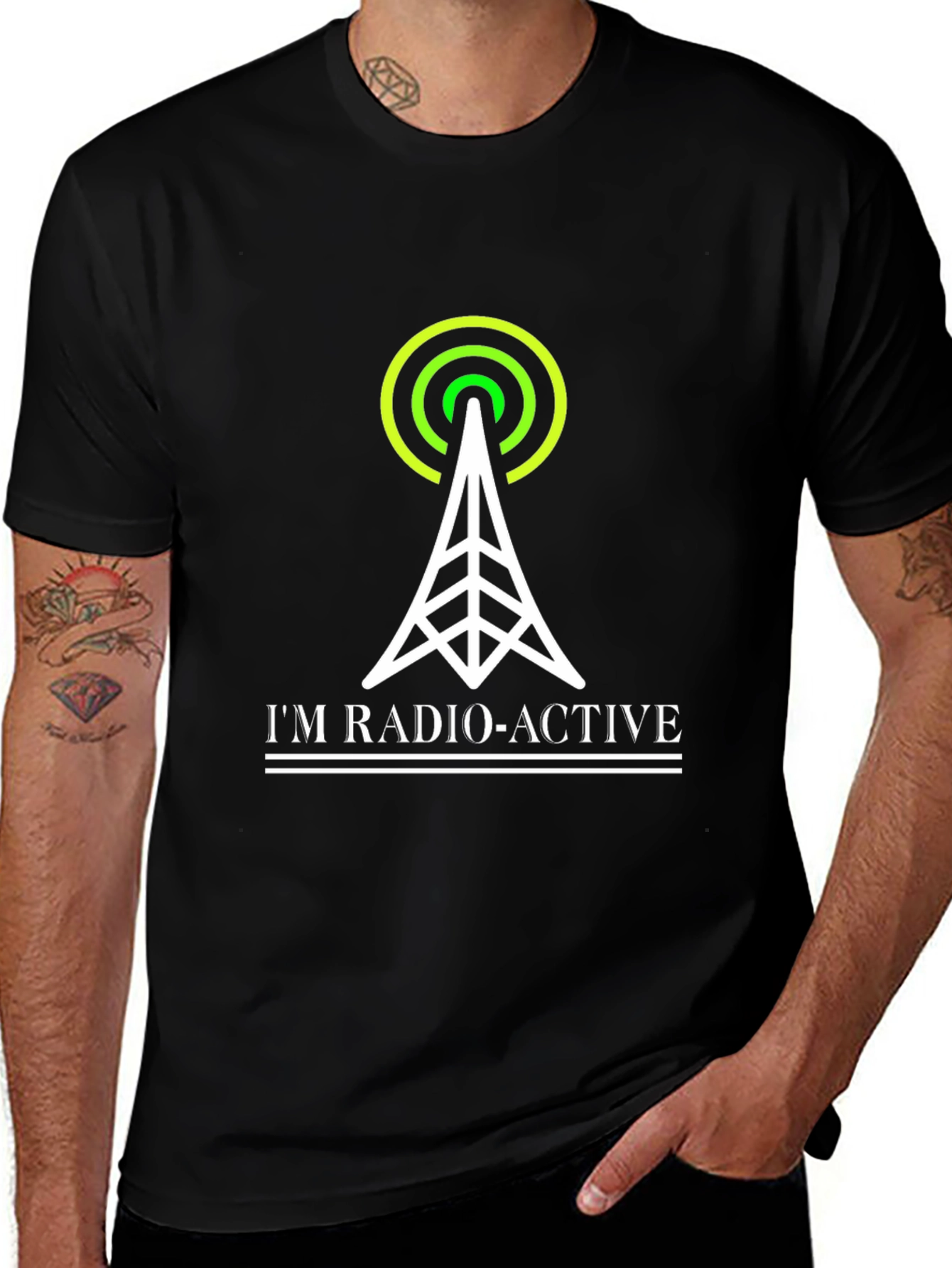 Radio-Active Graphic Tee - Black