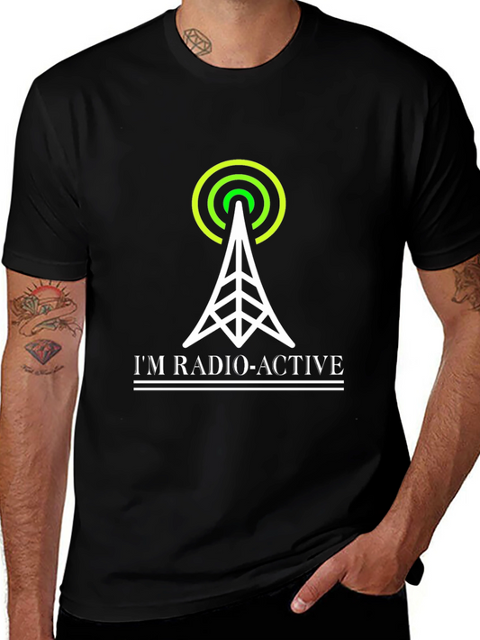 Radio-Active Graphic Tee - Black
