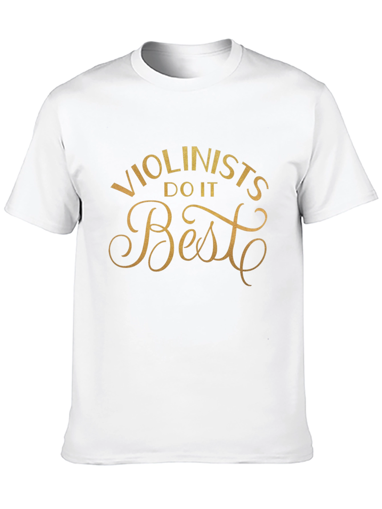 Violinists Do It Best Black Graphic Tee