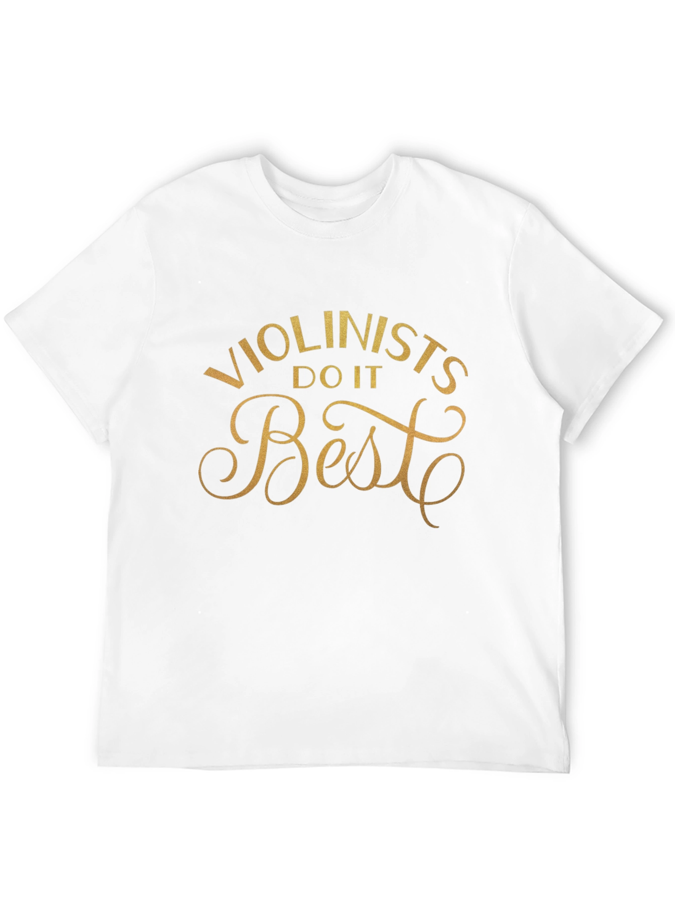 Violinists Do It Best Black Graphic Tee
